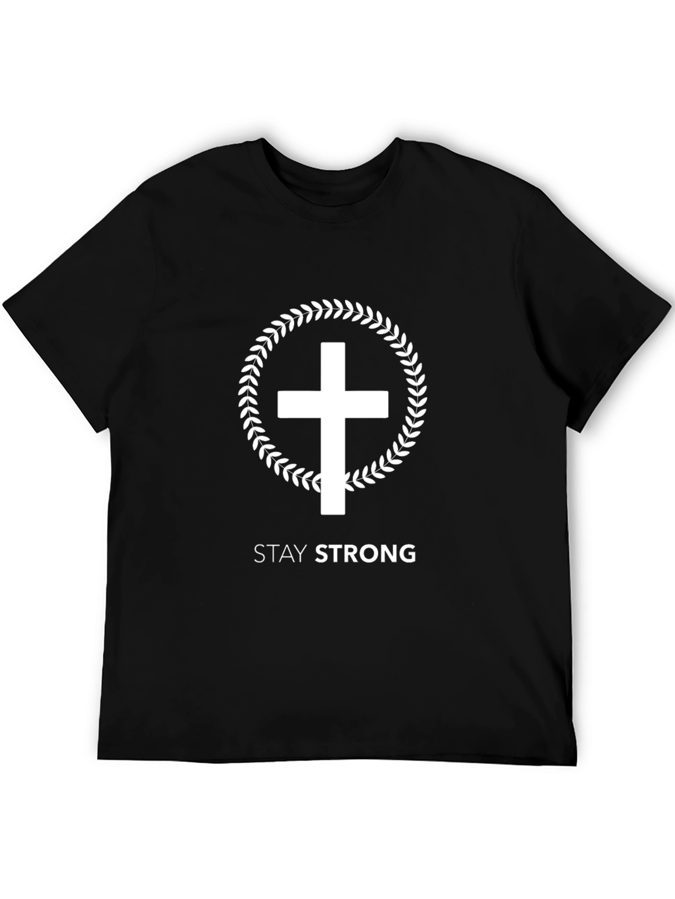 Stay Strong Christian T-Shirt - Black
