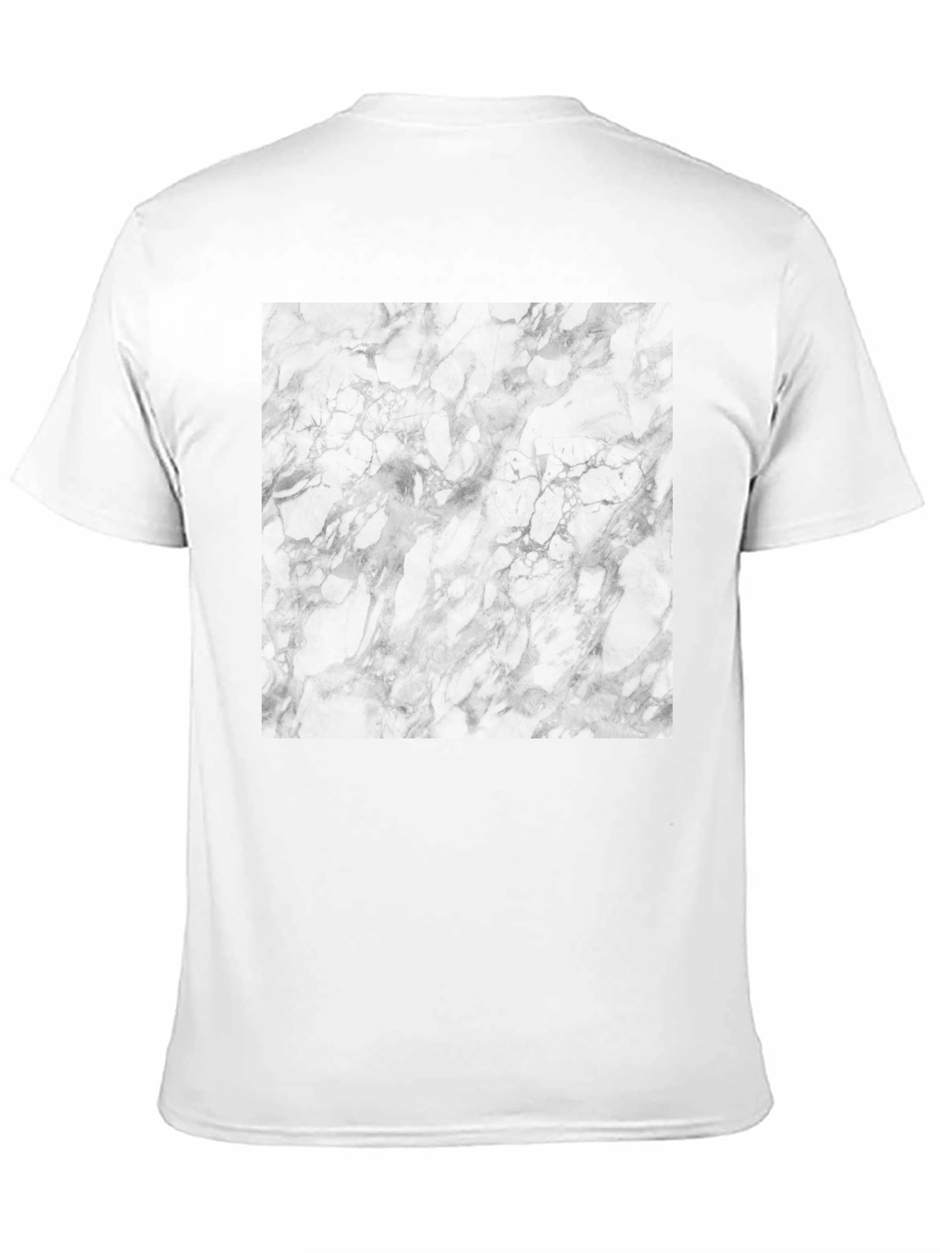 Marble Graphic Tee - Stylish Black Cotton T-Shirt