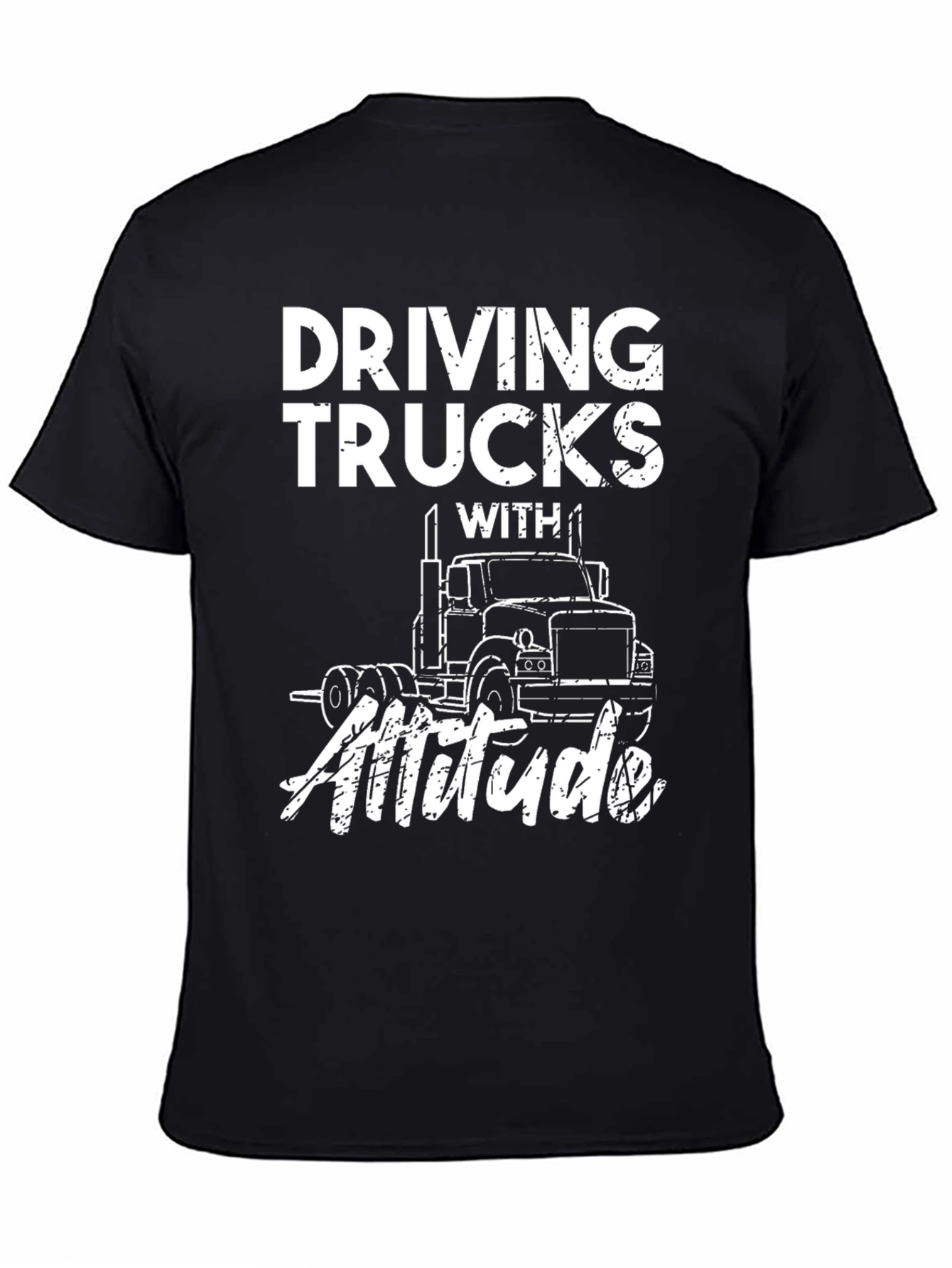 Driving Trucks With Attitude Graphic Tee