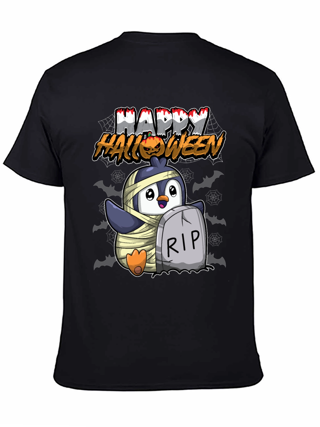 Penguin Mummy Halloween T-Shirt - Unisex