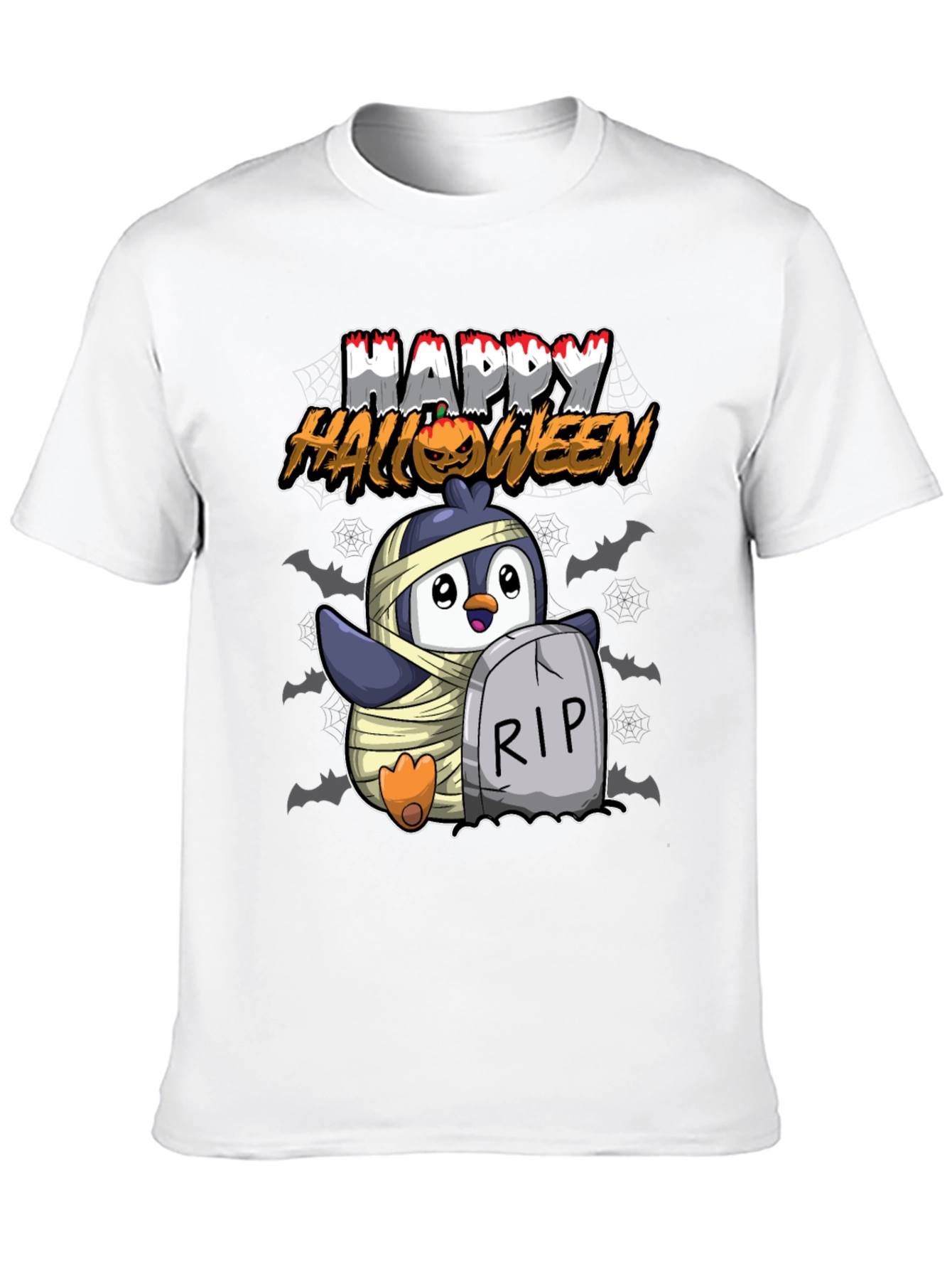 Penguin Mummy Halloween T-Shirt - Unisex