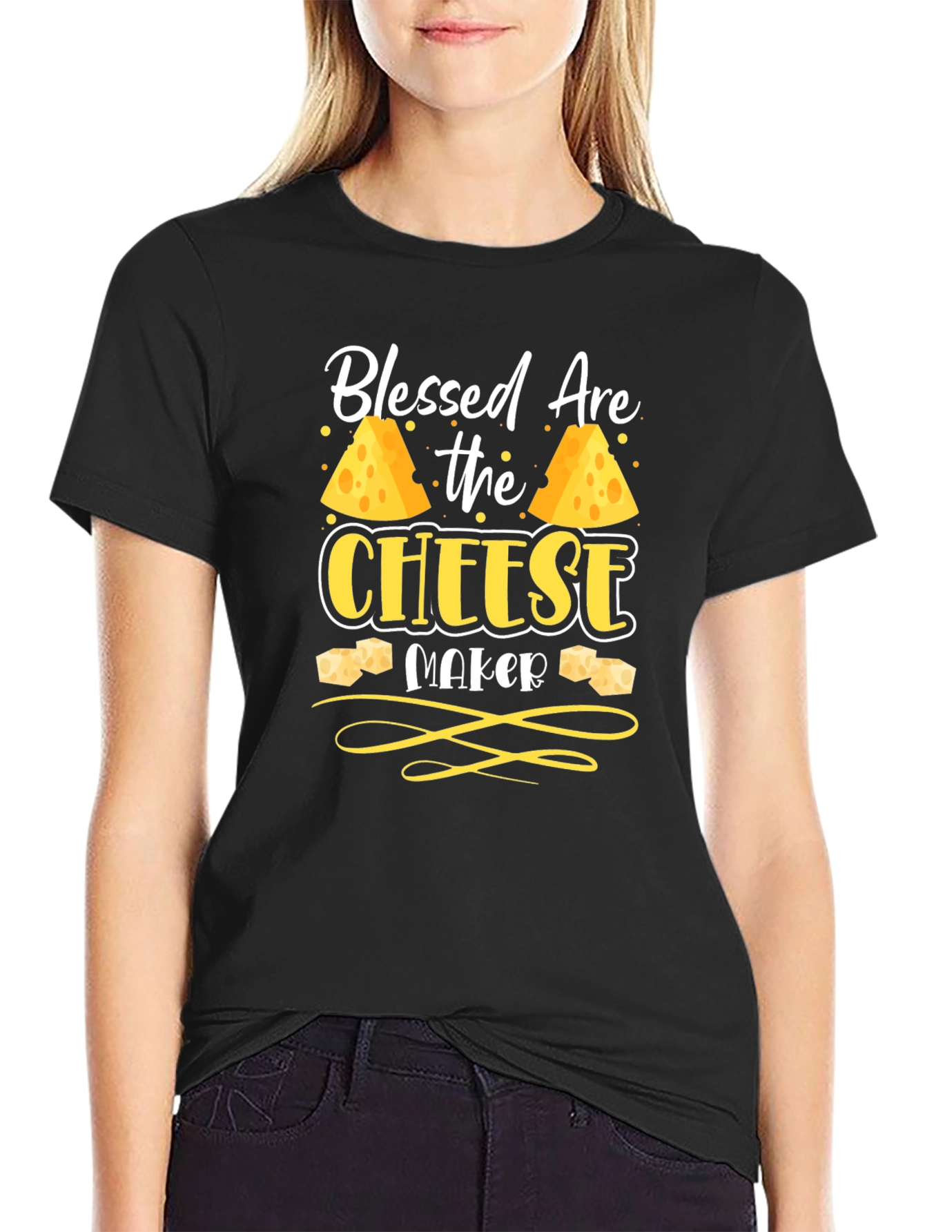 Blessed Are The Cheese Maker Graphic T-Shirt