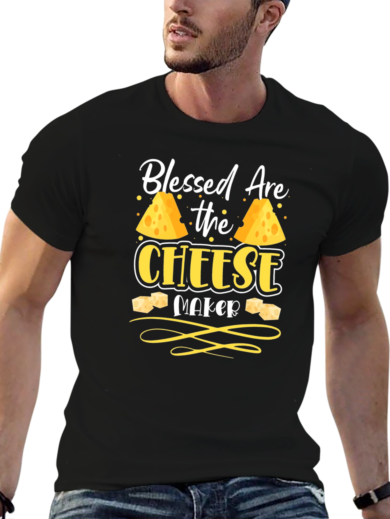 Blessed Are The Cheese Maker Graphic T-Shirt