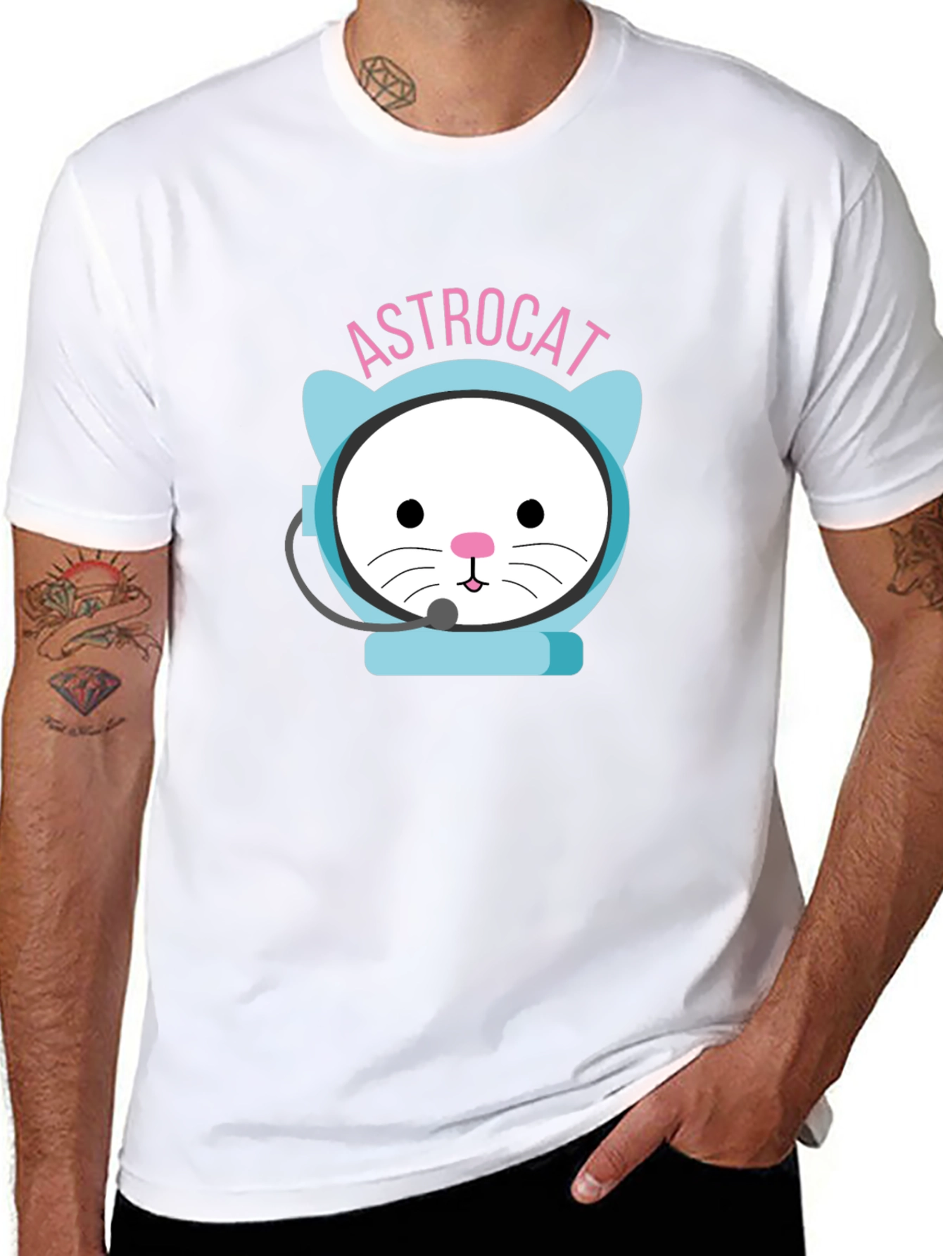 Astrocat Black T-Shirt