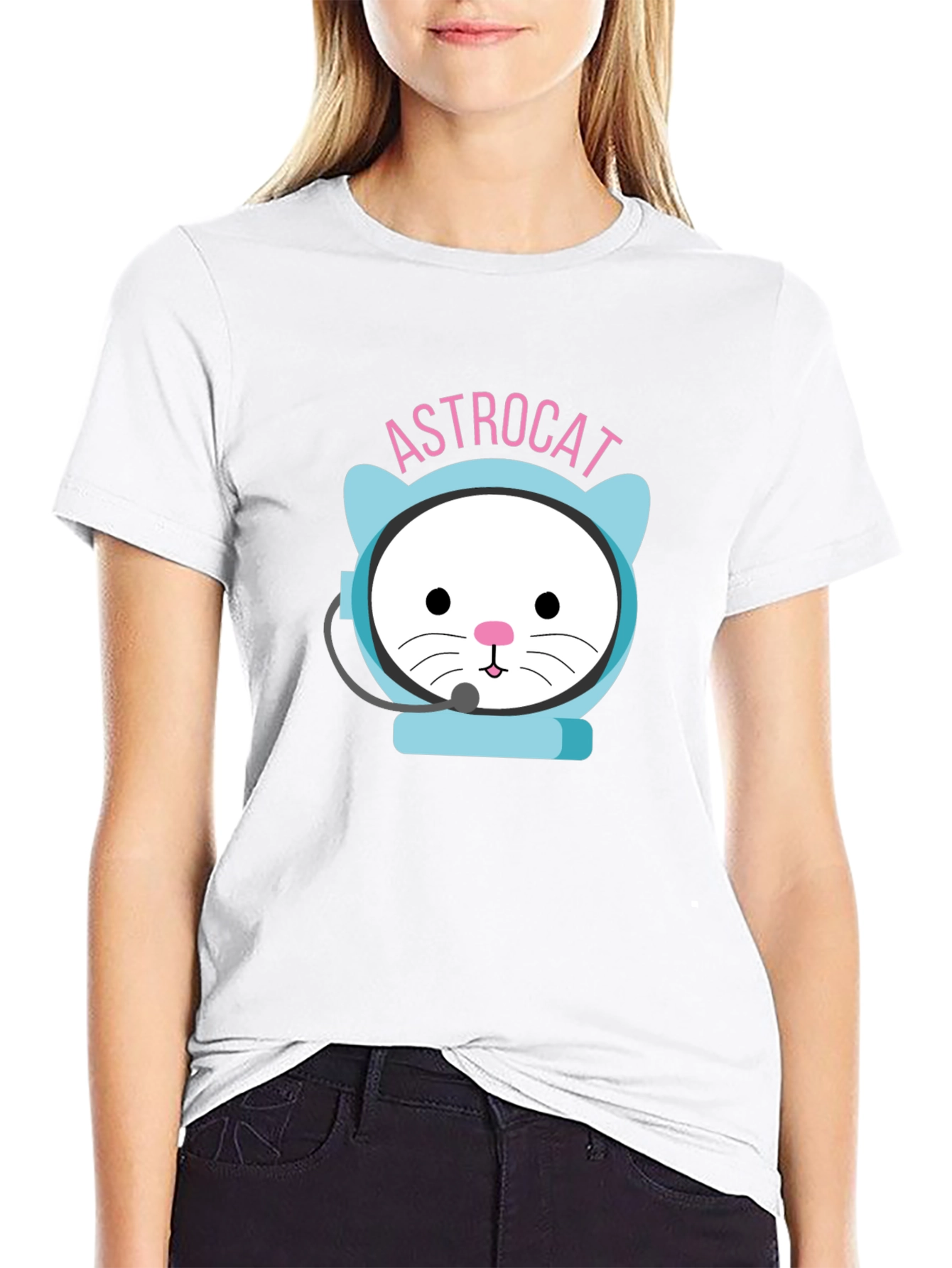Astrocat Black T-Shirt