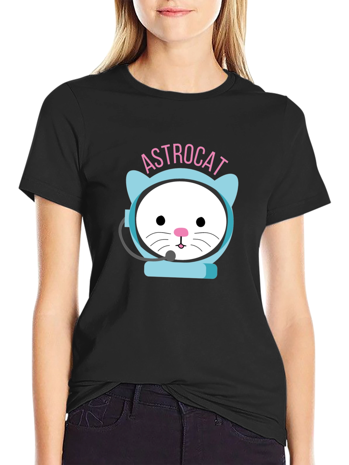 Astrocat Black T-Shirt