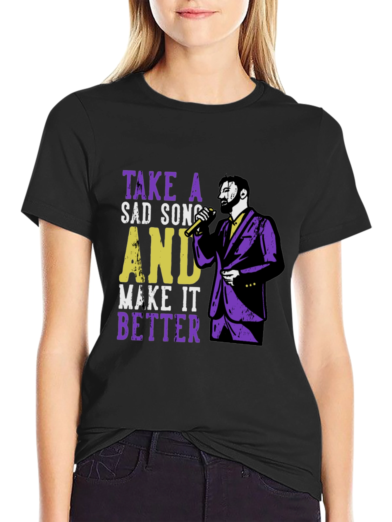 Take a Sad Song T-Shirt - Musician Graphic Tee