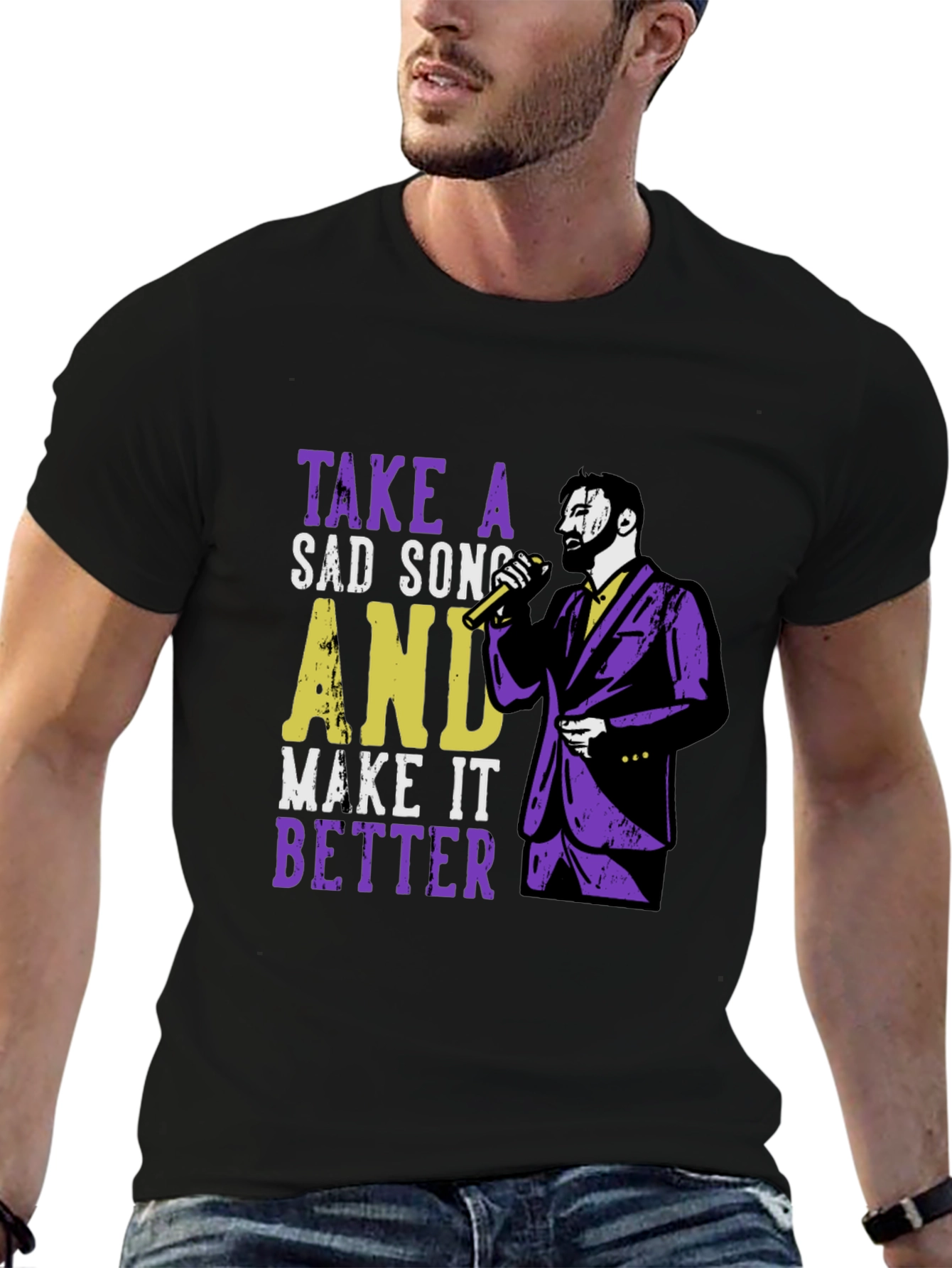 Take a Sad Song T-Shirt - Musician Graphic Tee