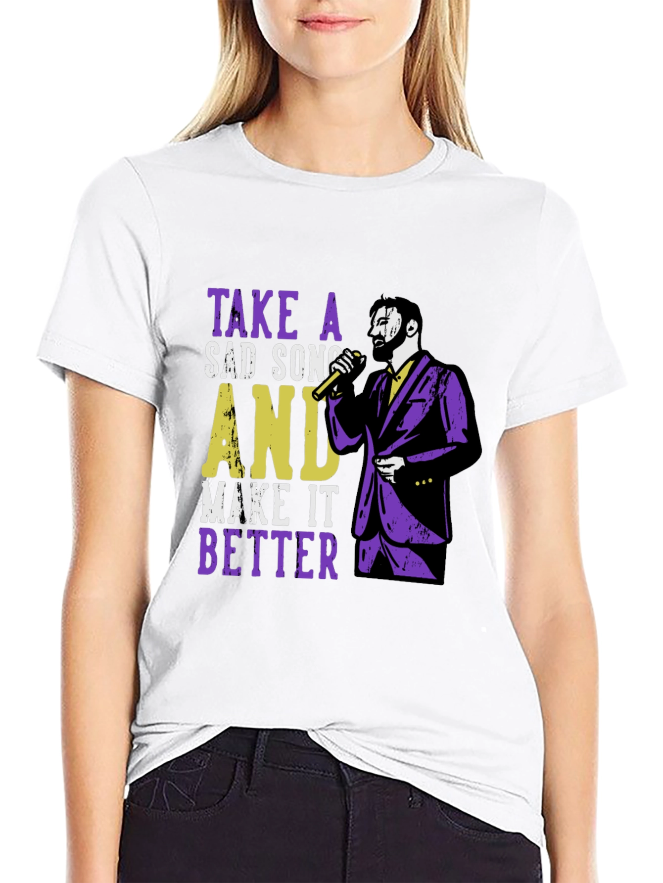 Take a Sad Song T-Shirt - Musician Graphic Tee
