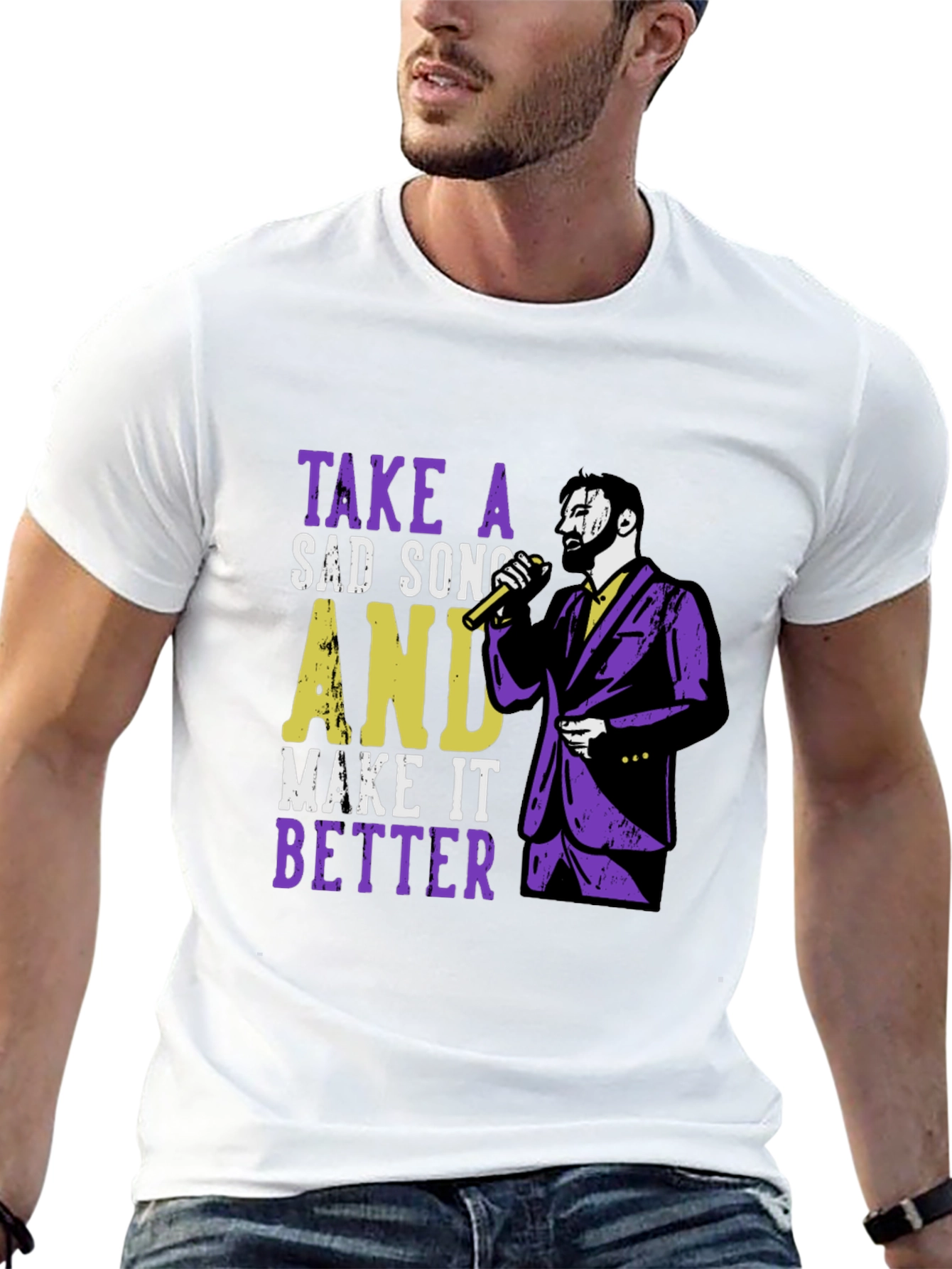 Take a Sad Song T-Shirt - Musician Graphic Tee