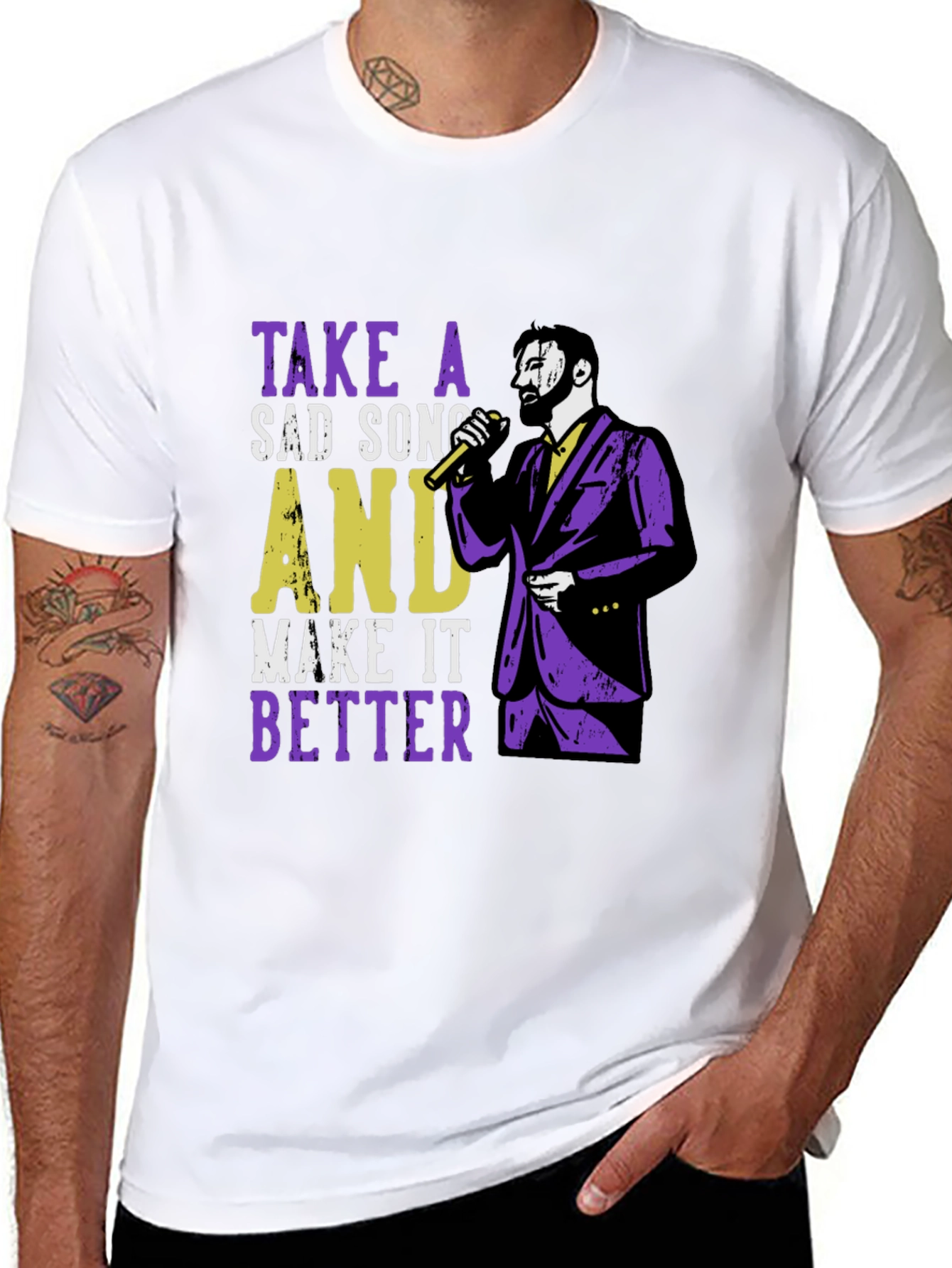 Take a Sad Song T-Shirt - Musician Graphic Tee