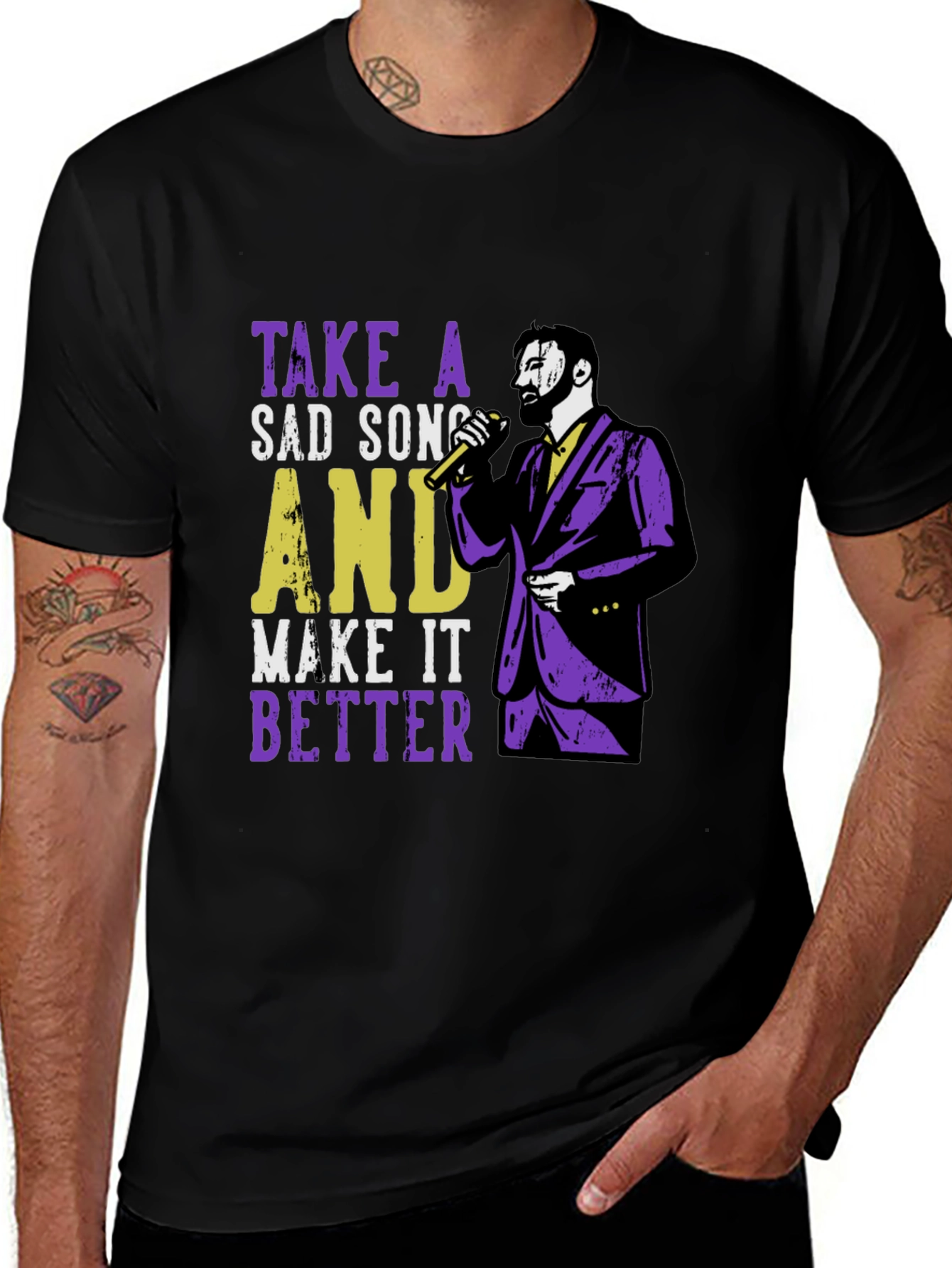 Take a Sad Song T-Shirt - Musician Graphic Tee
