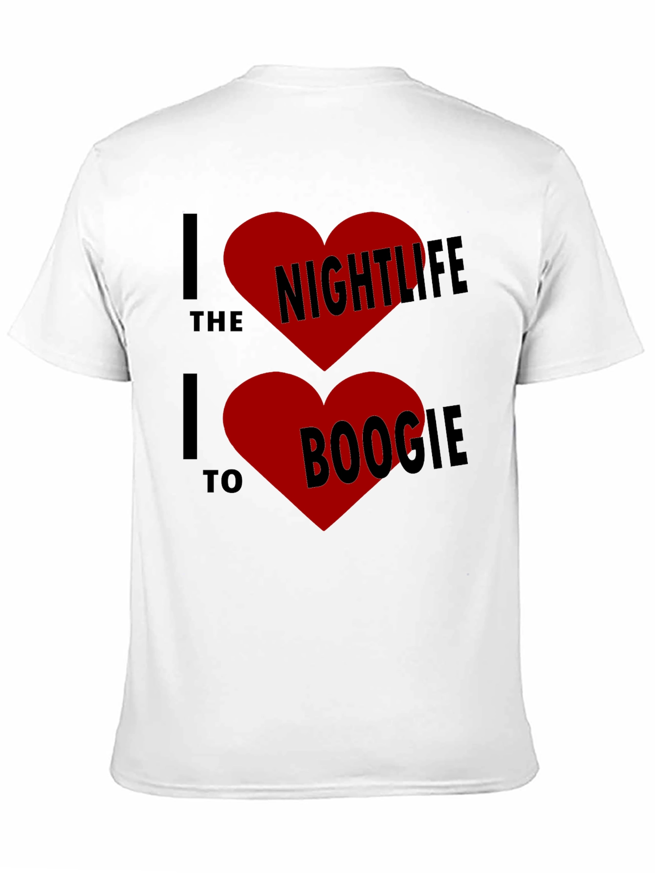 I Heart Nightlife & Boogie Black T-Shirt