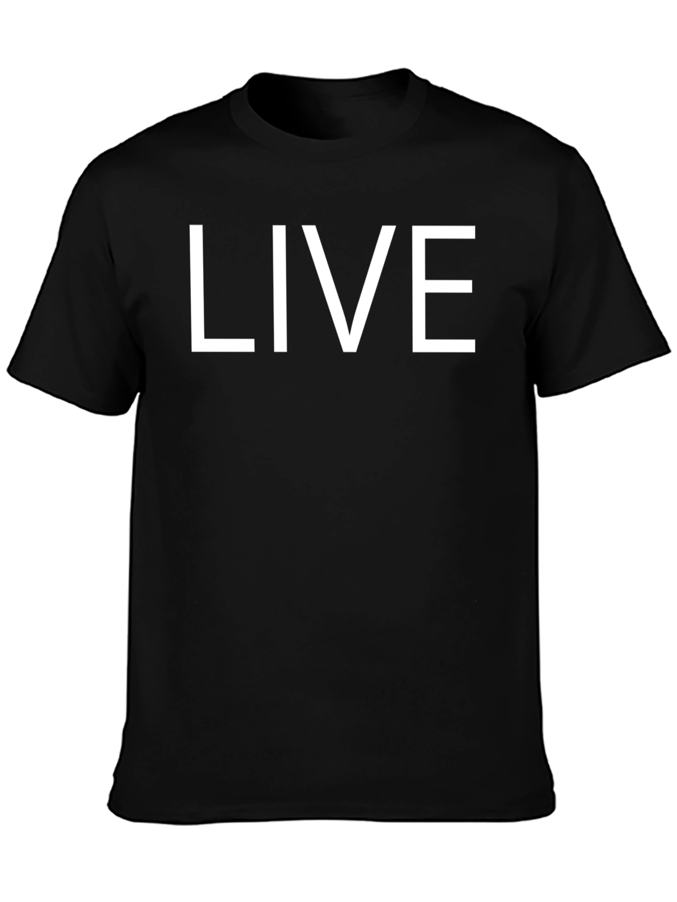 LIVE Bold Graphic T-Shirt - Classic Style