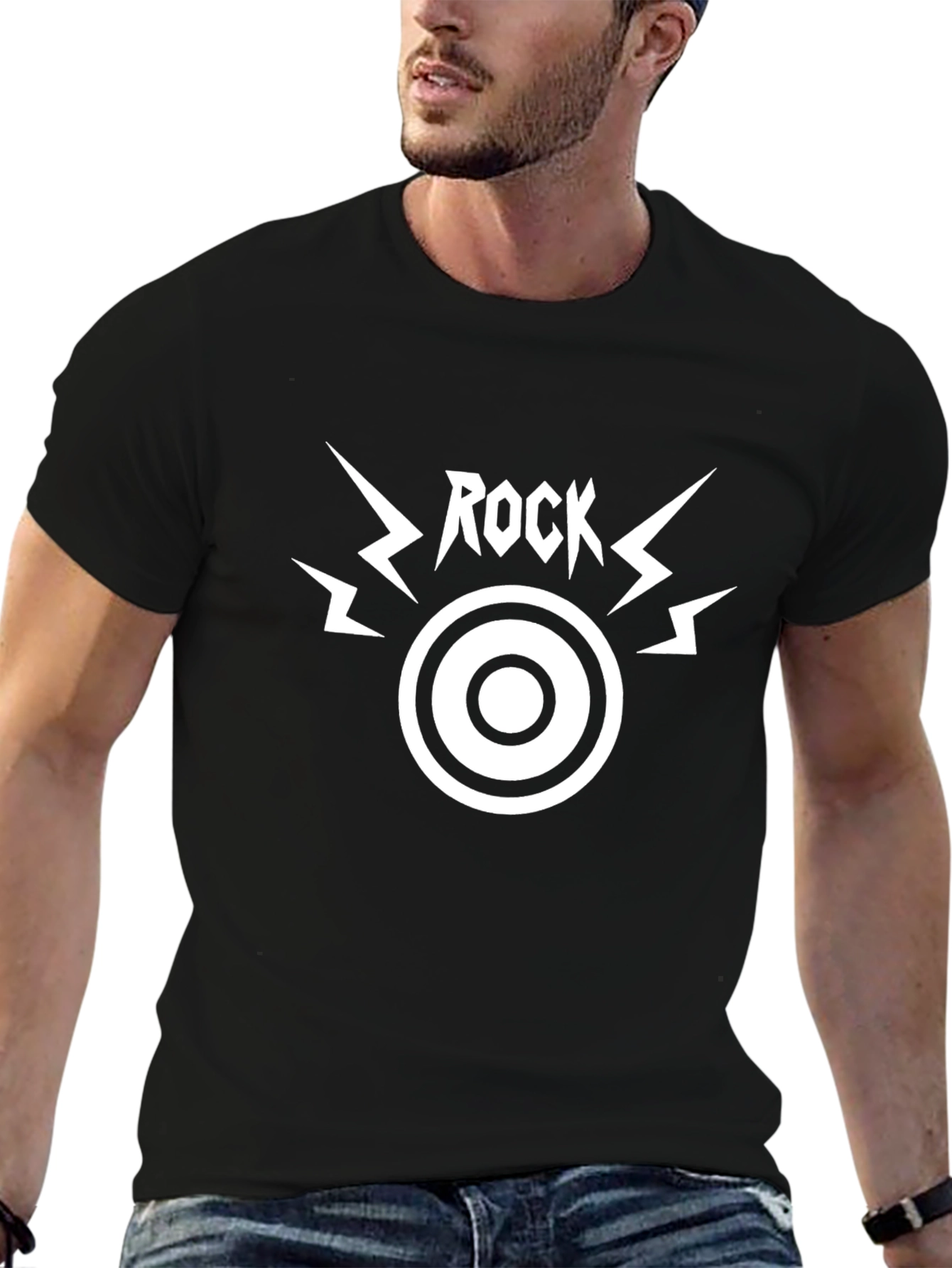 Rock Music Graphic T-Shirt - Modern Style