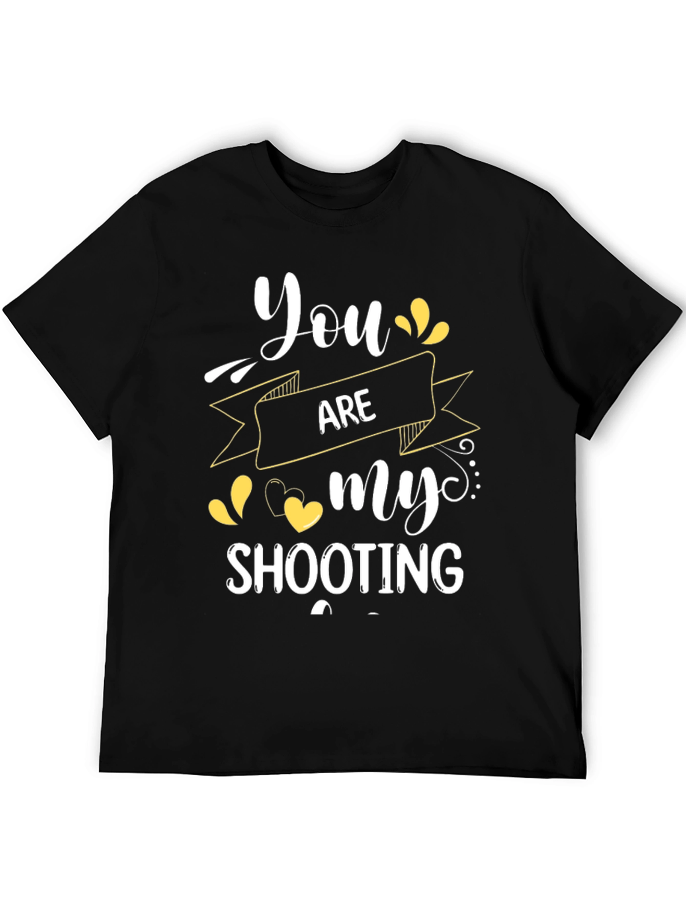 You Are My Shooting Star Graphic Tee - Black
