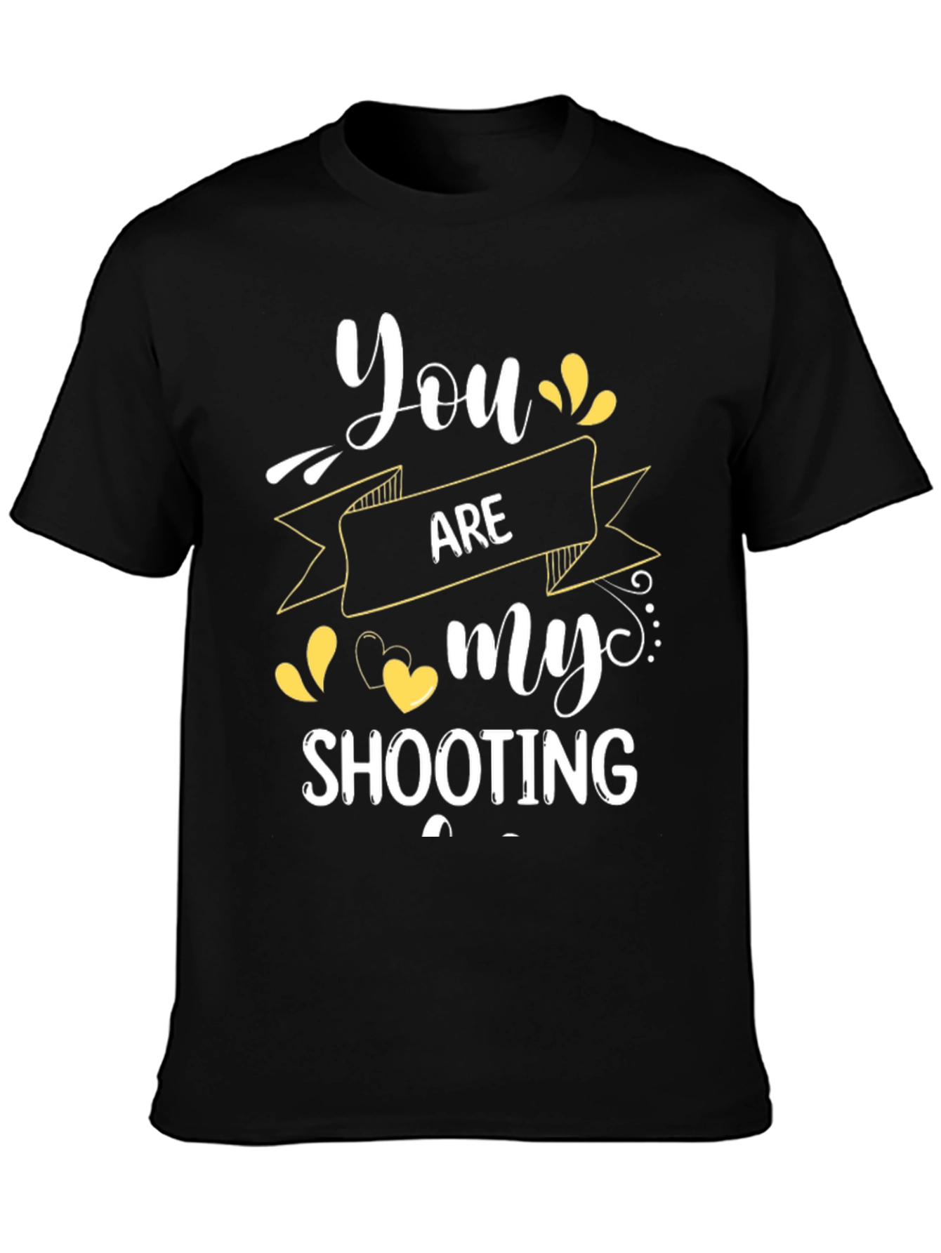 You Are My Shooting Star Graphic Tee - Black