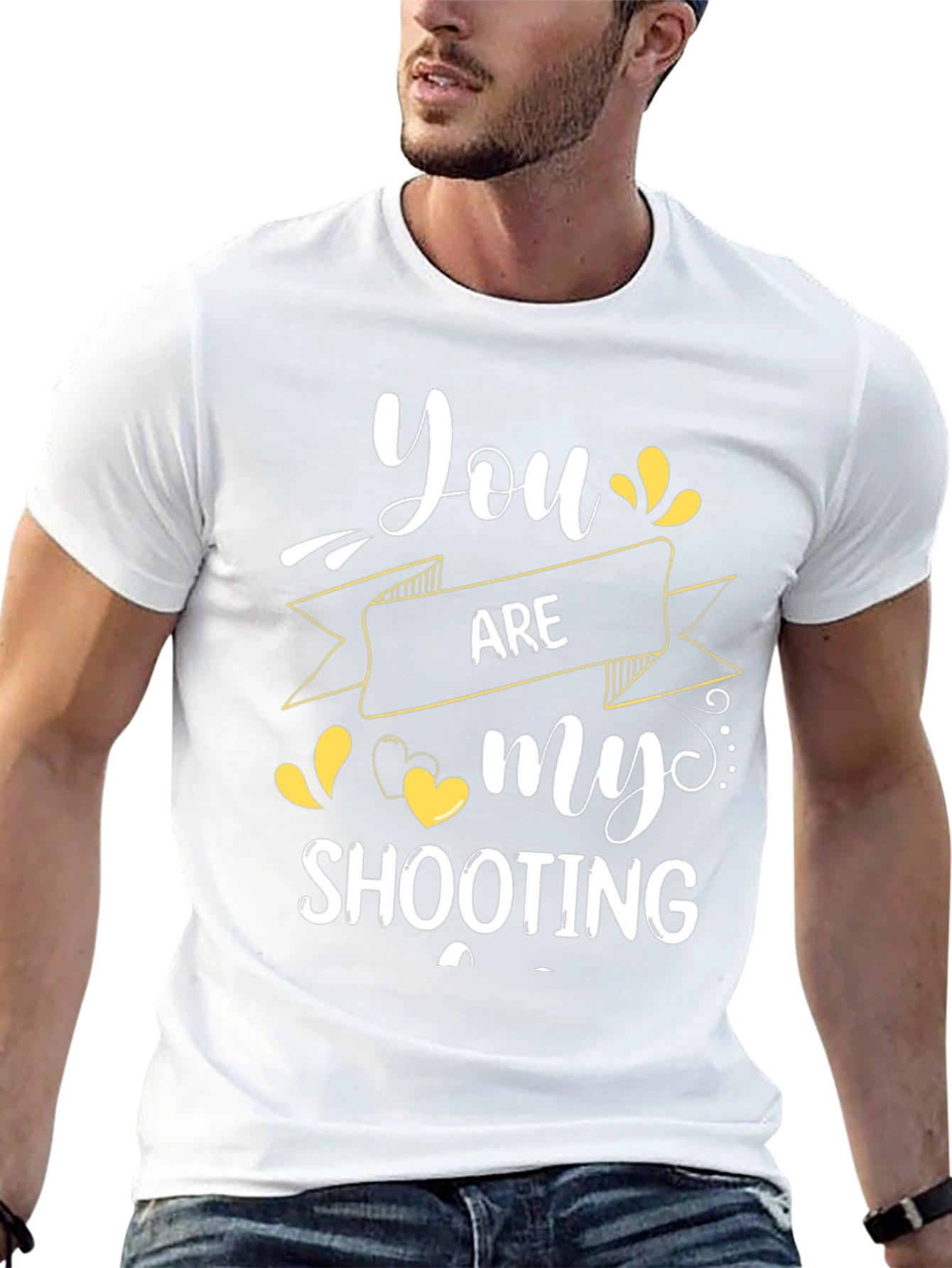 You Are My Shooting Star Graphic Tee - Black