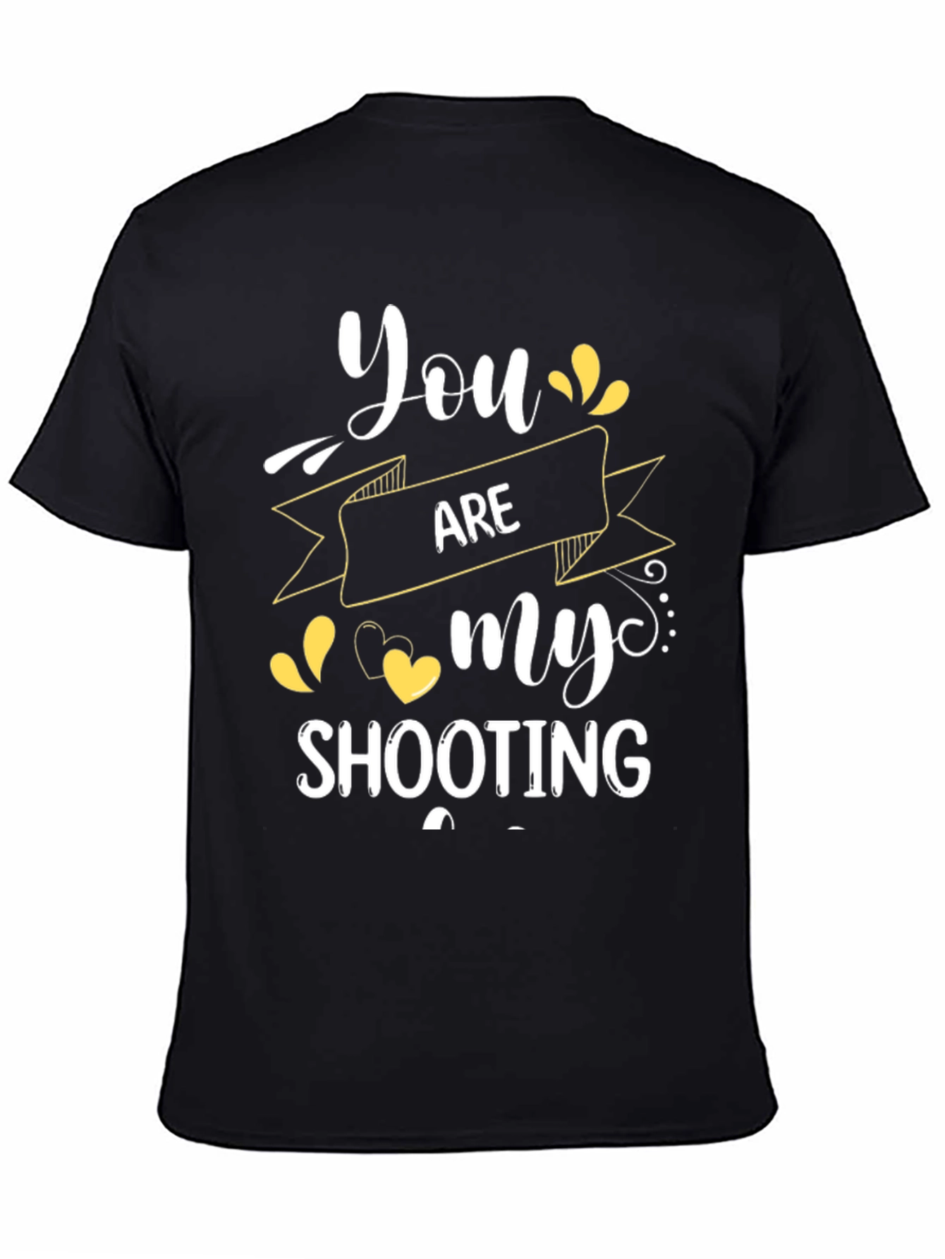 You Are My Shooting Star Graphic Tee - Black