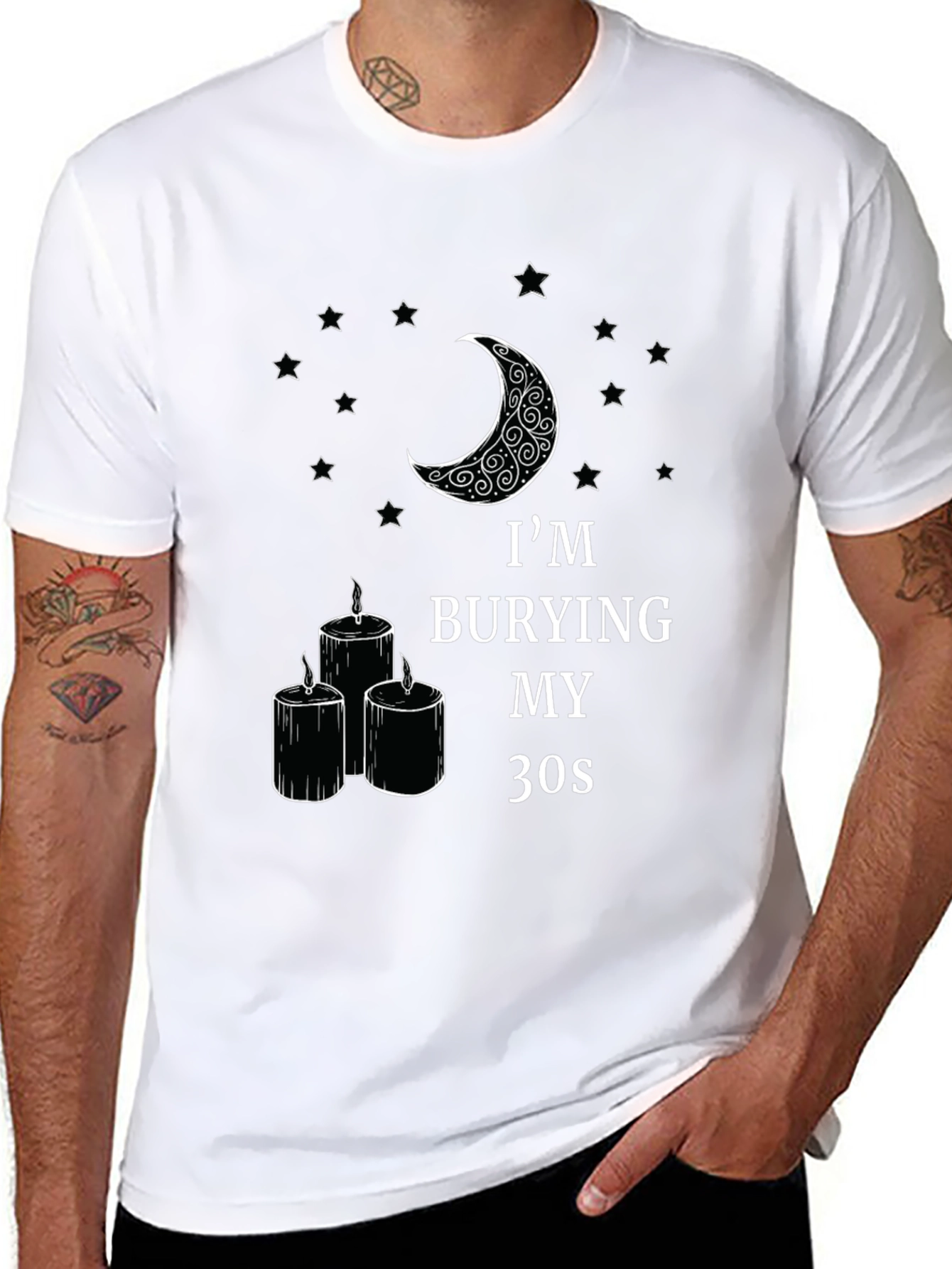 Burying My 30s Graphic Tee - Birthday Celebration Shirt
