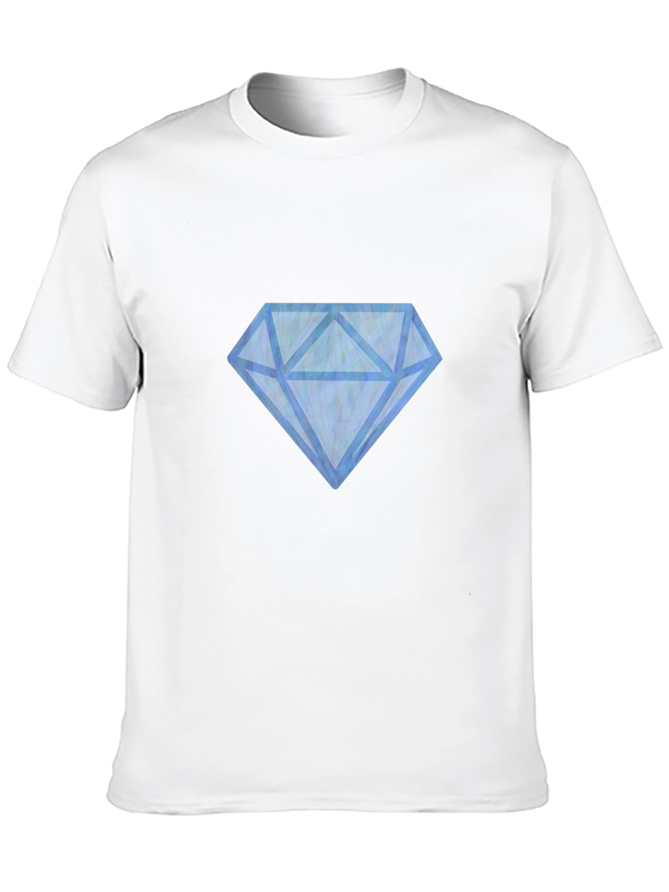 Mens Black Diamond Graphic Tee - Casual Style