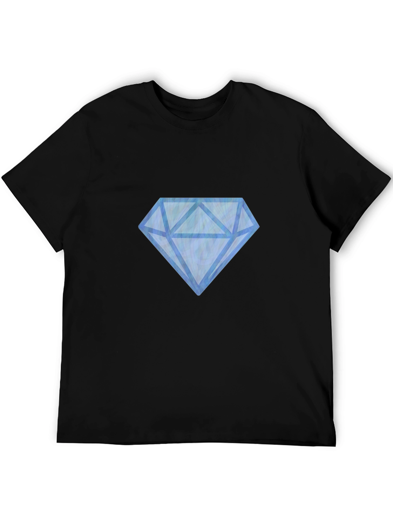 Mens Black Diamond Graphic Tee - Casual Style