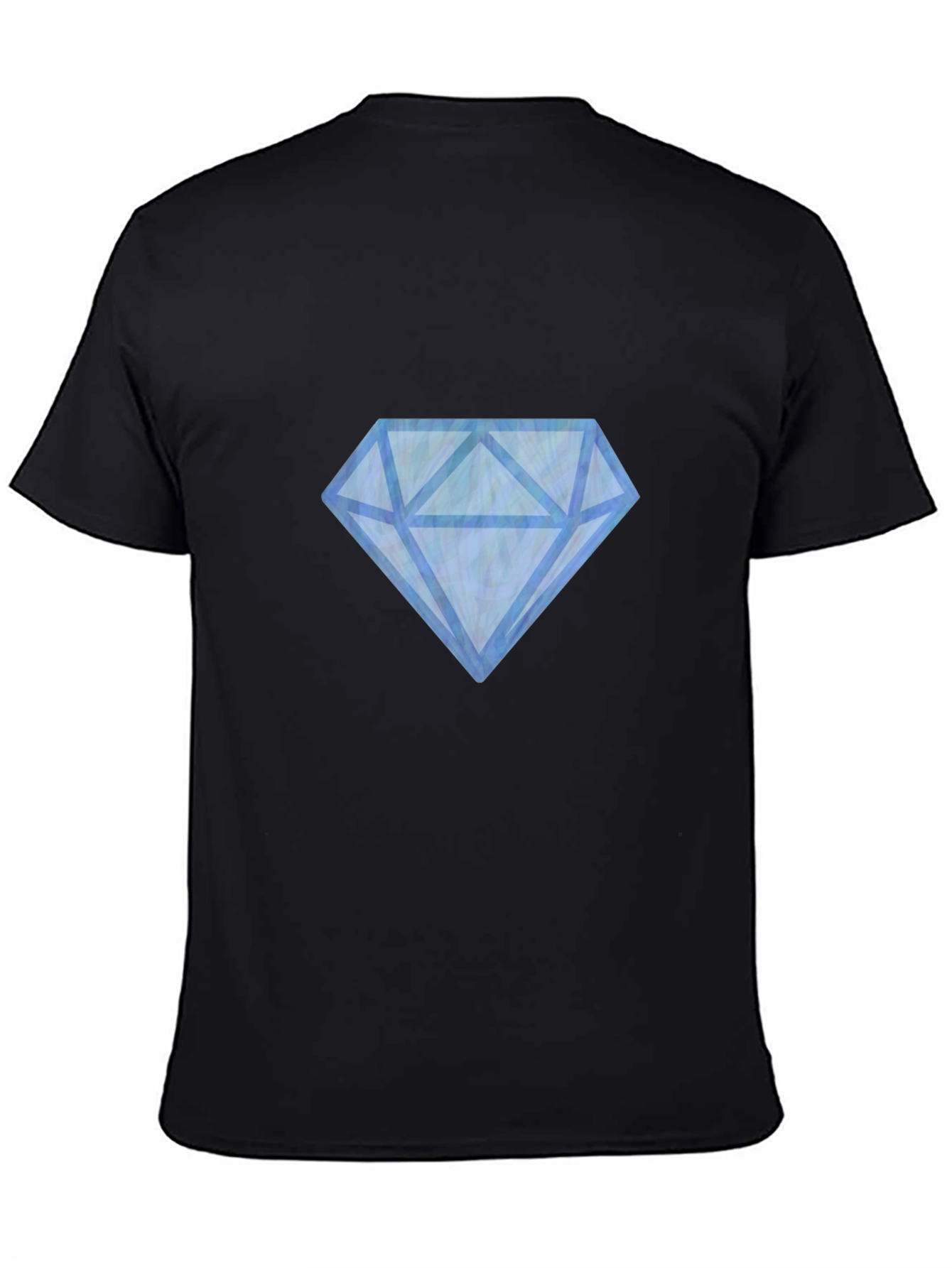 Mens Black Diamond Graphic Tee - Casual Style