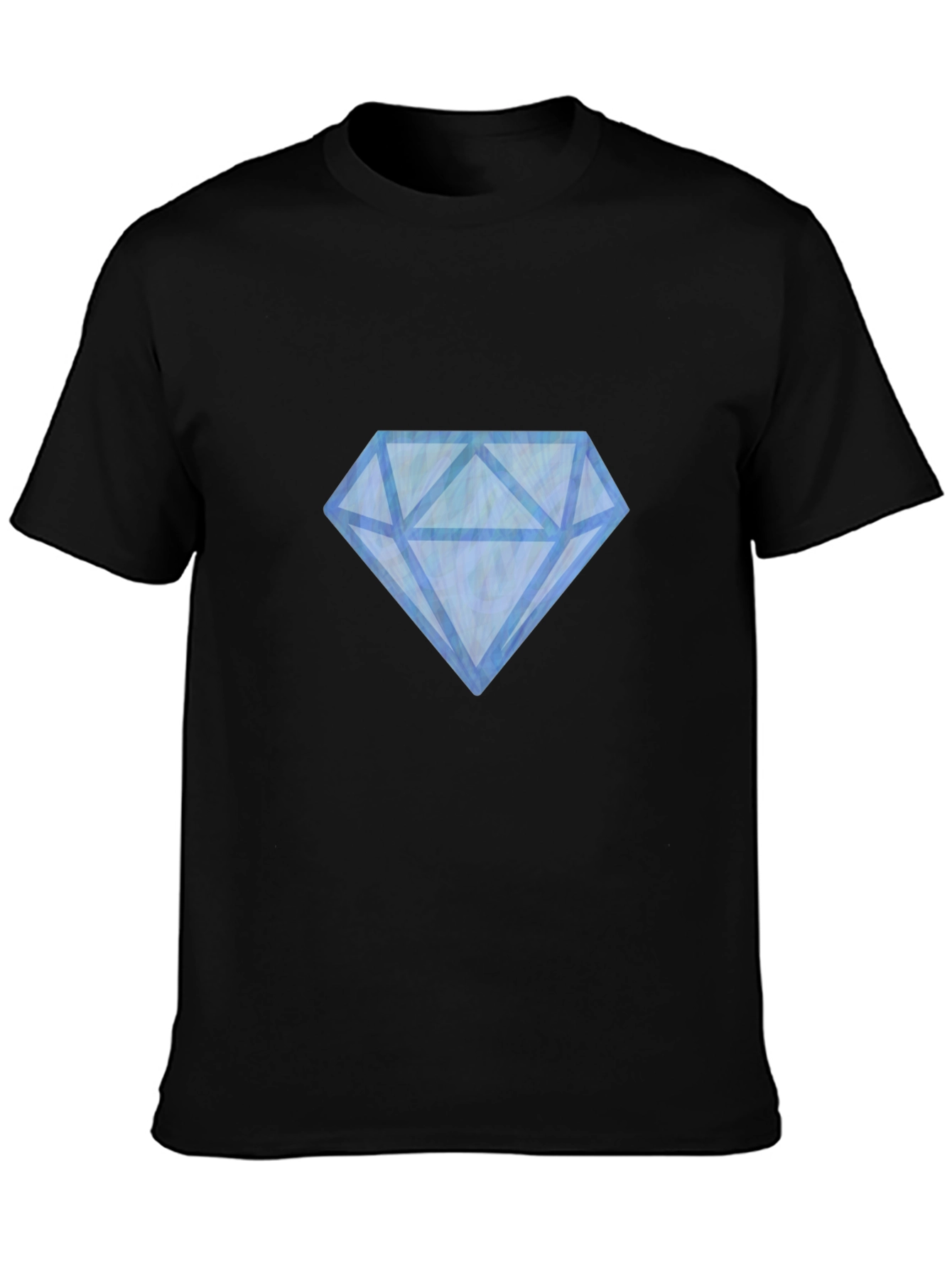 Mens Black Diamond Graphic Tee - Casual Style