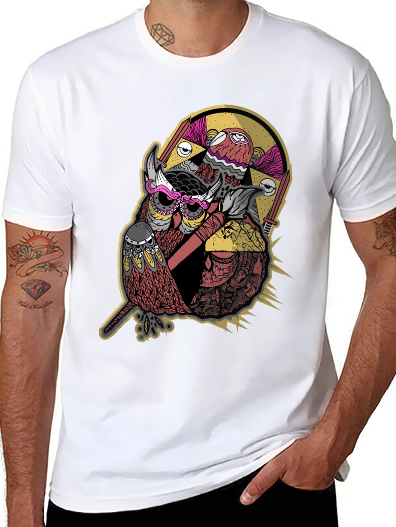 Owl Clan Graphic T-Shirt