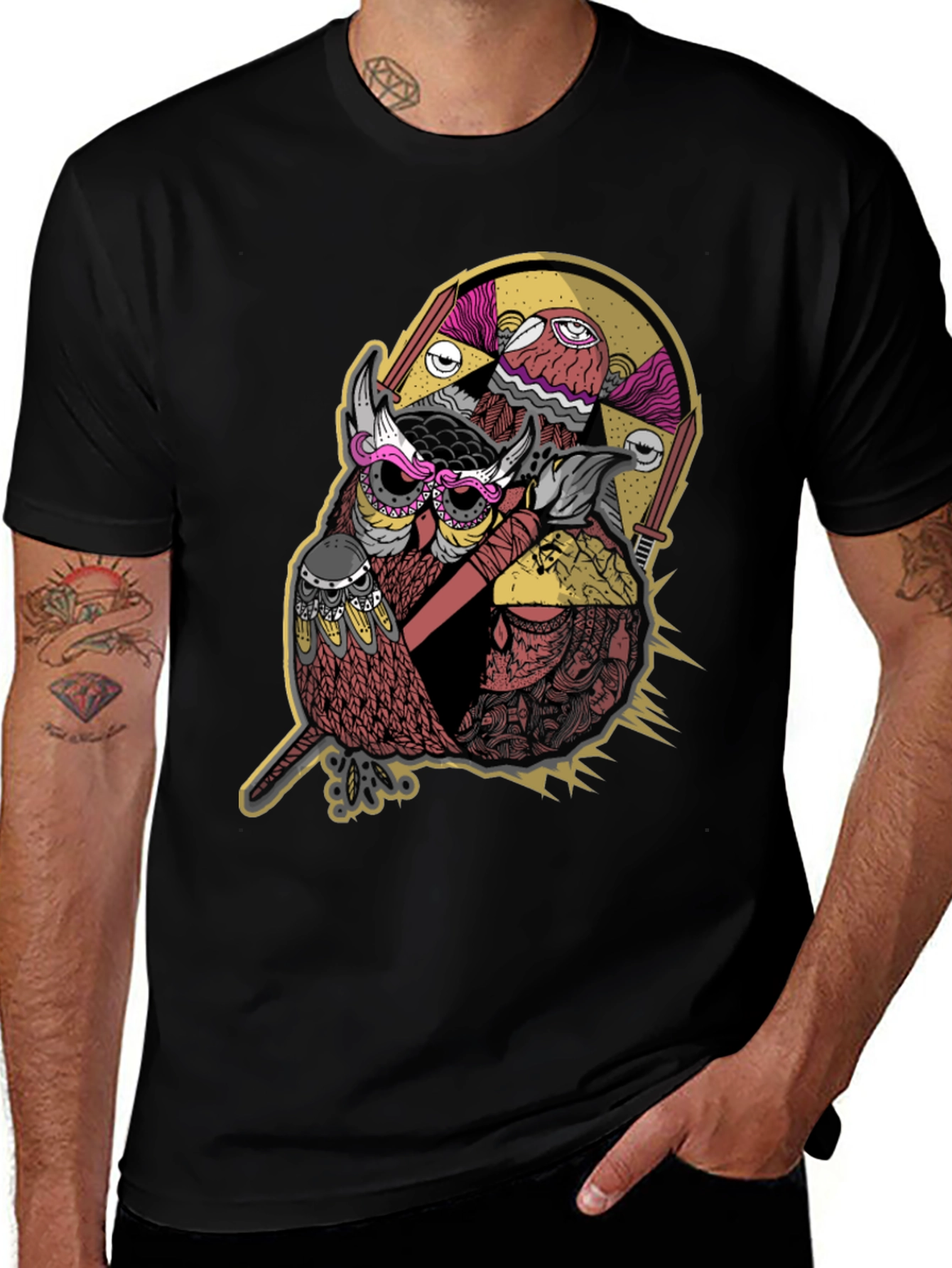 Owl Clan Graphic T-Shirt