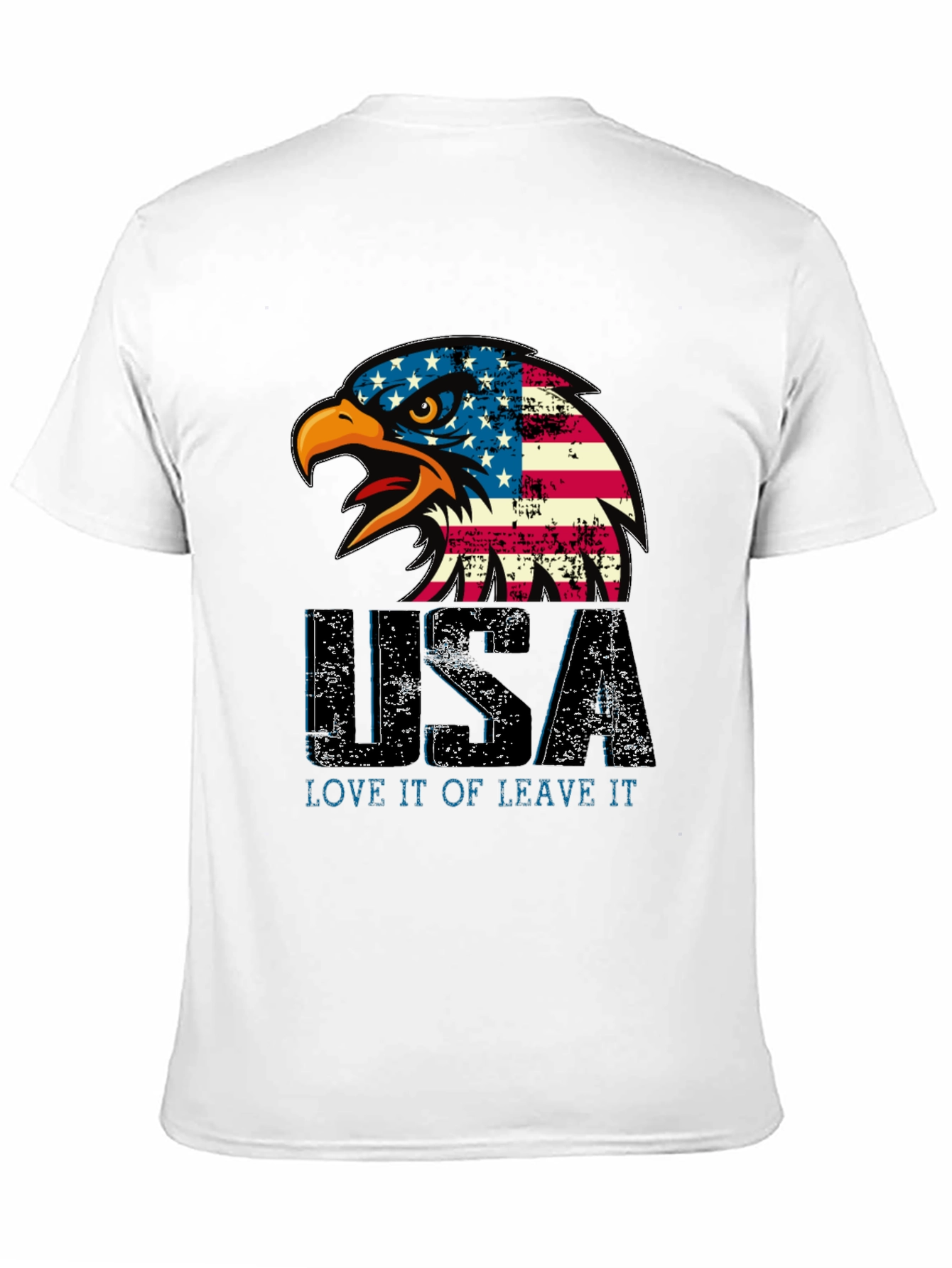 USA Eagle Patriotic Graphic Tee