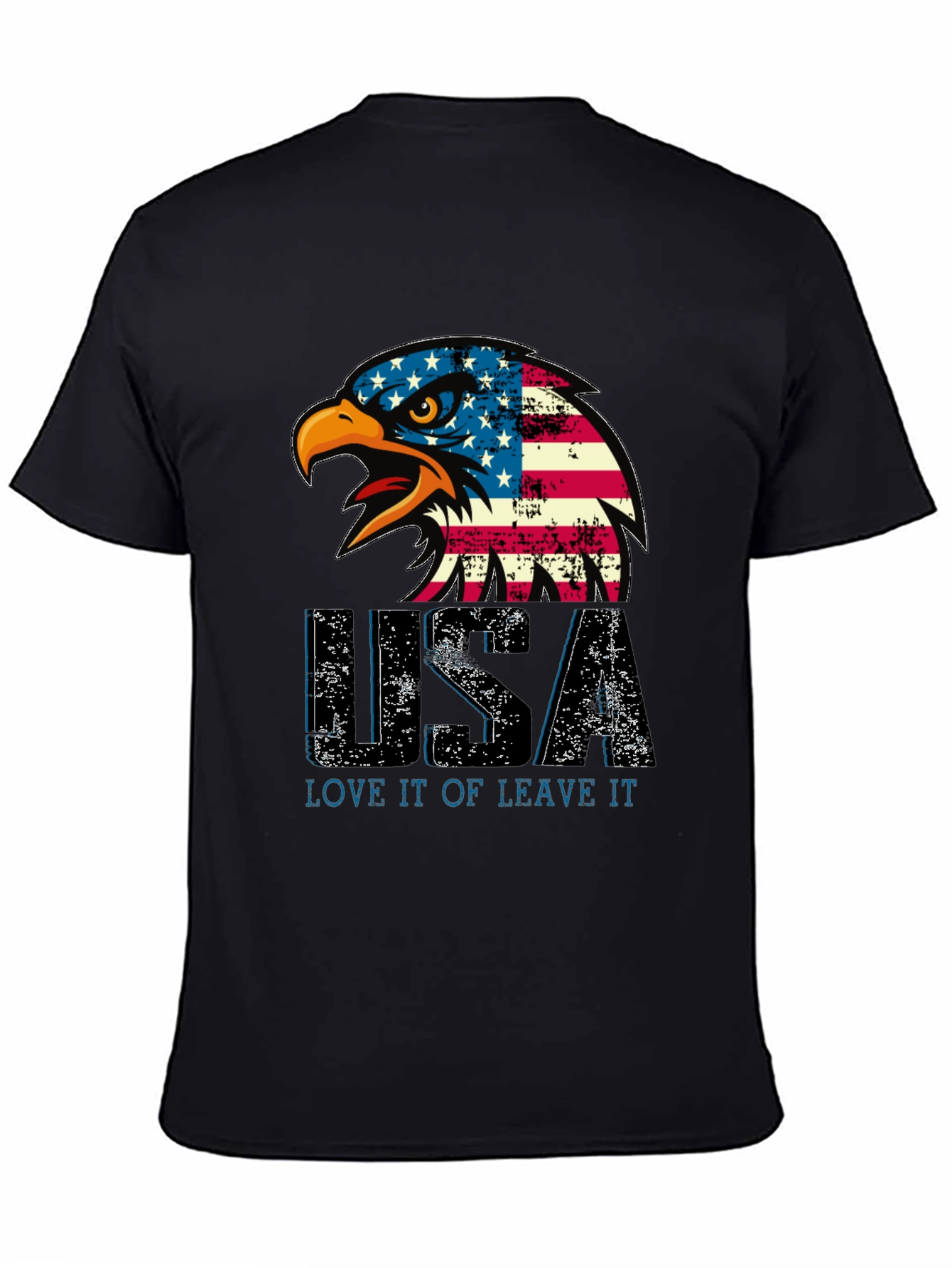 USA Eagle Patriotic Graphic Tee