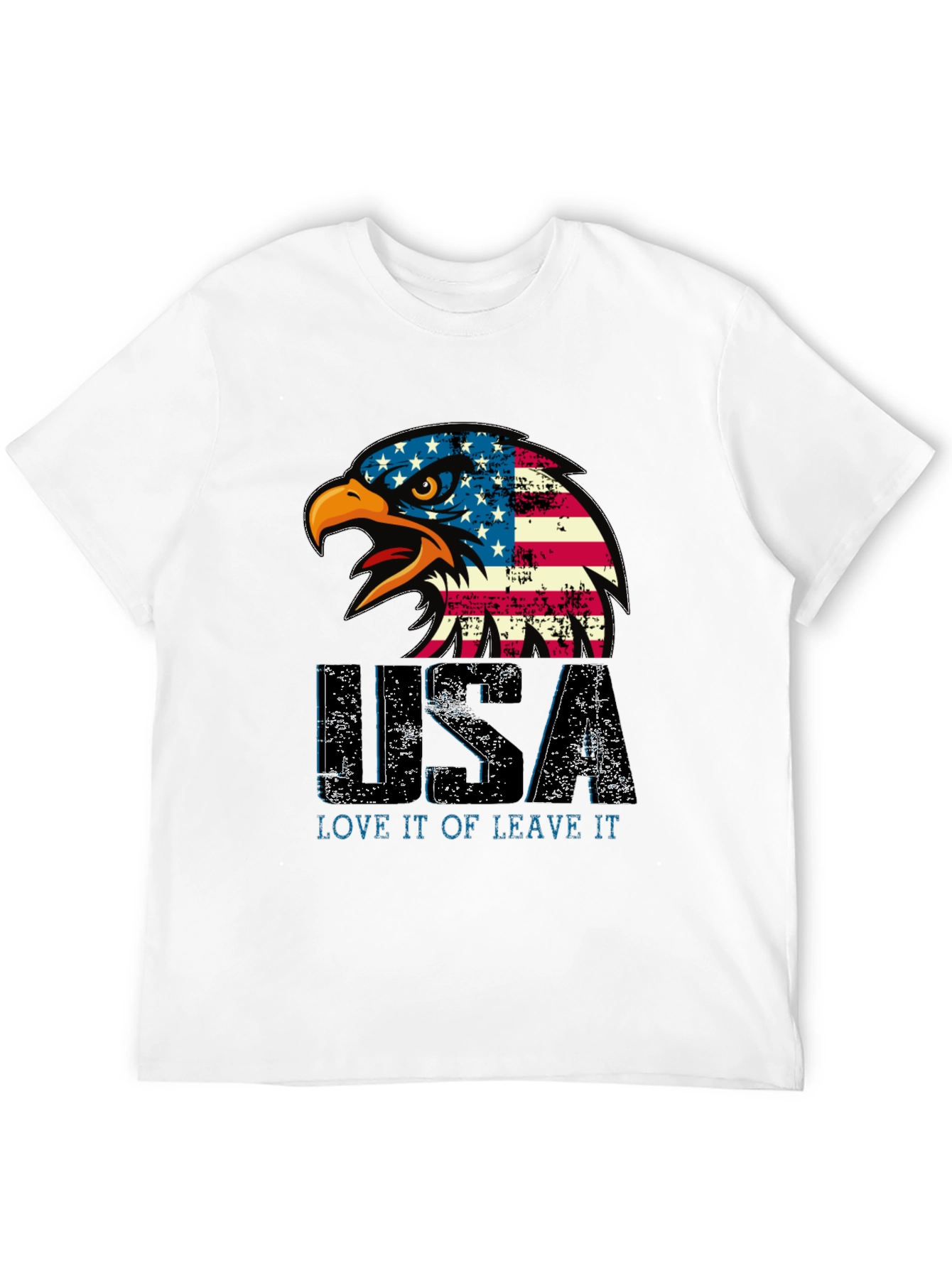 USA Eagle Patriotic Graphic Tee