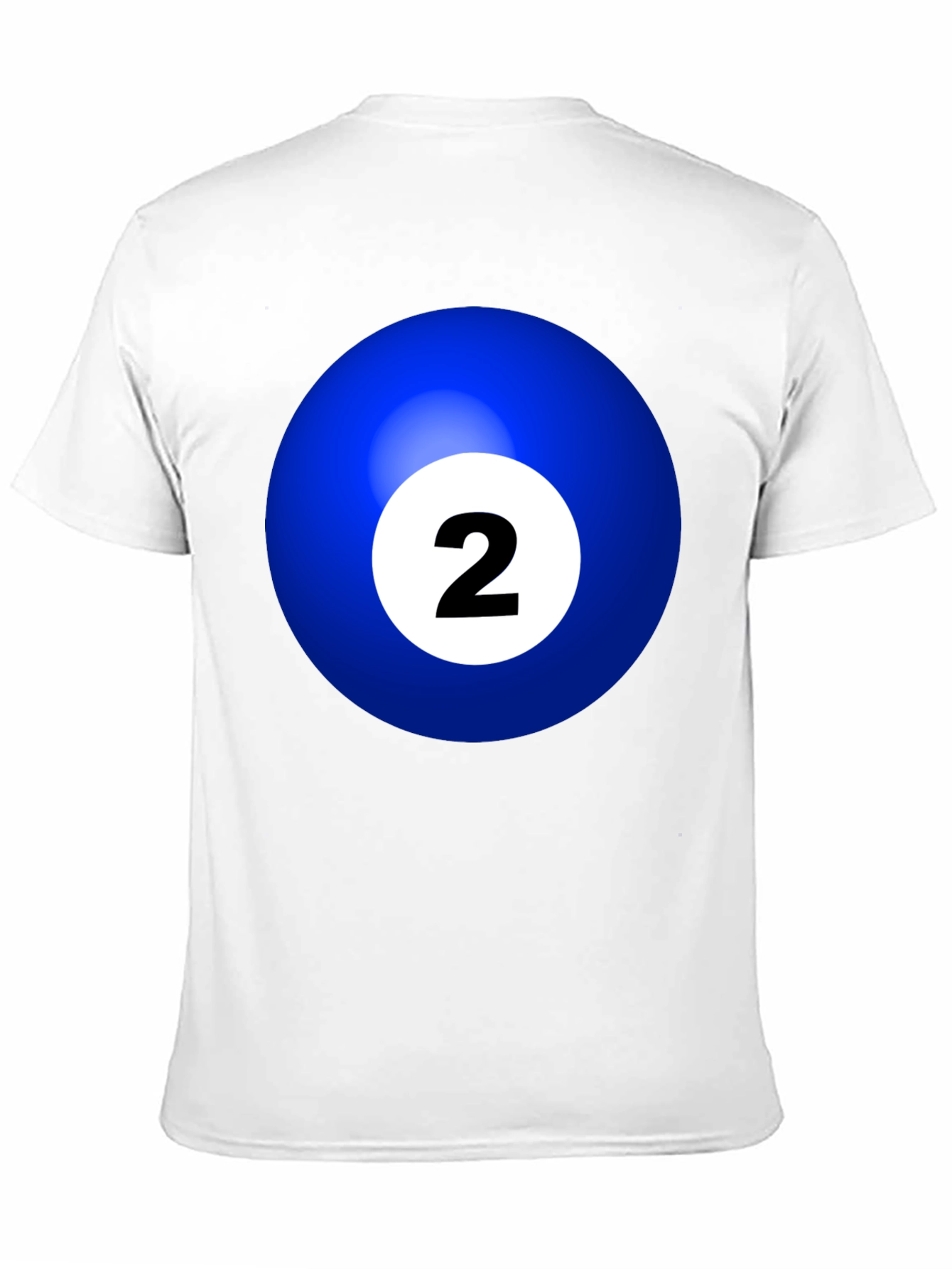 Blue Billiard Ball #2 T-Shirt