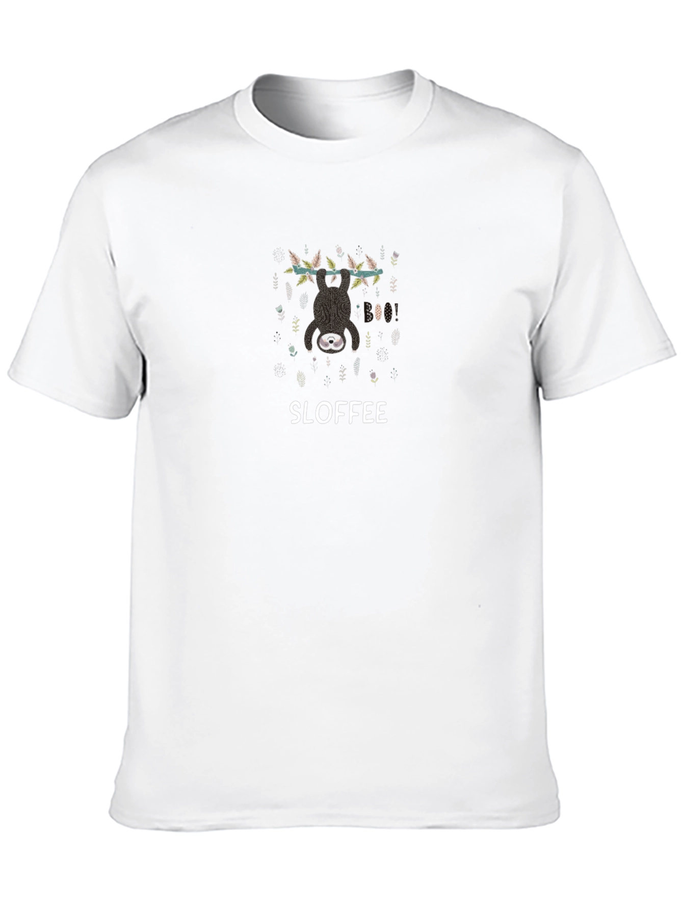 SLOFFEE Sloth Hanging On Tree T-Shirt