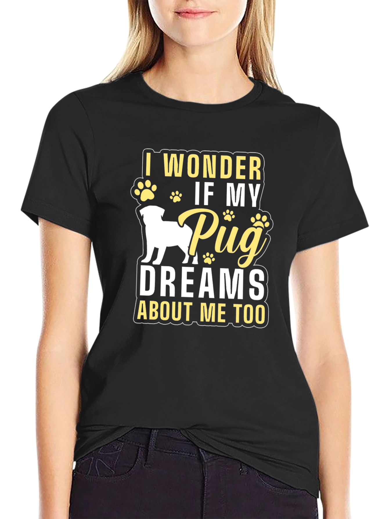 Pug Dreams T-Shirt - Dog Lover Tee