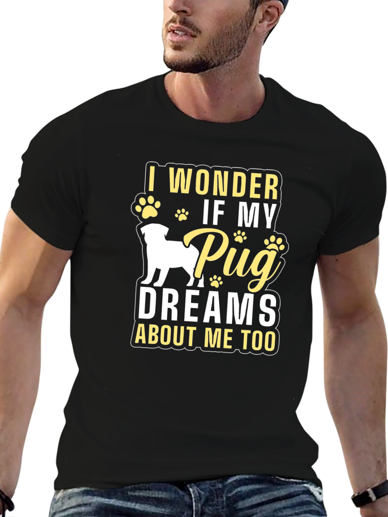 Pug Dreams T-Shirt - Dog Lover Tee