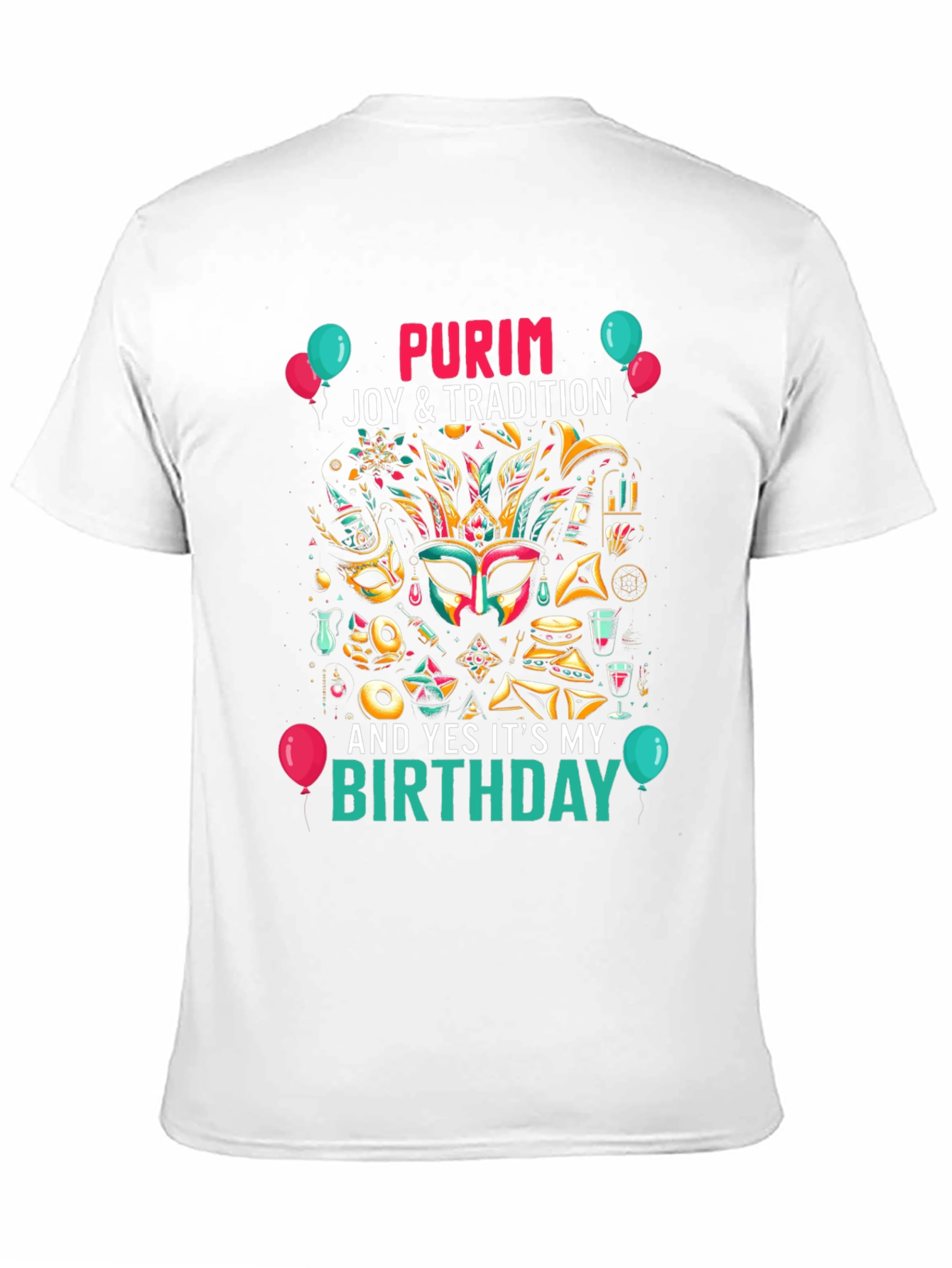 Purim Joy Birthday T-Shirt