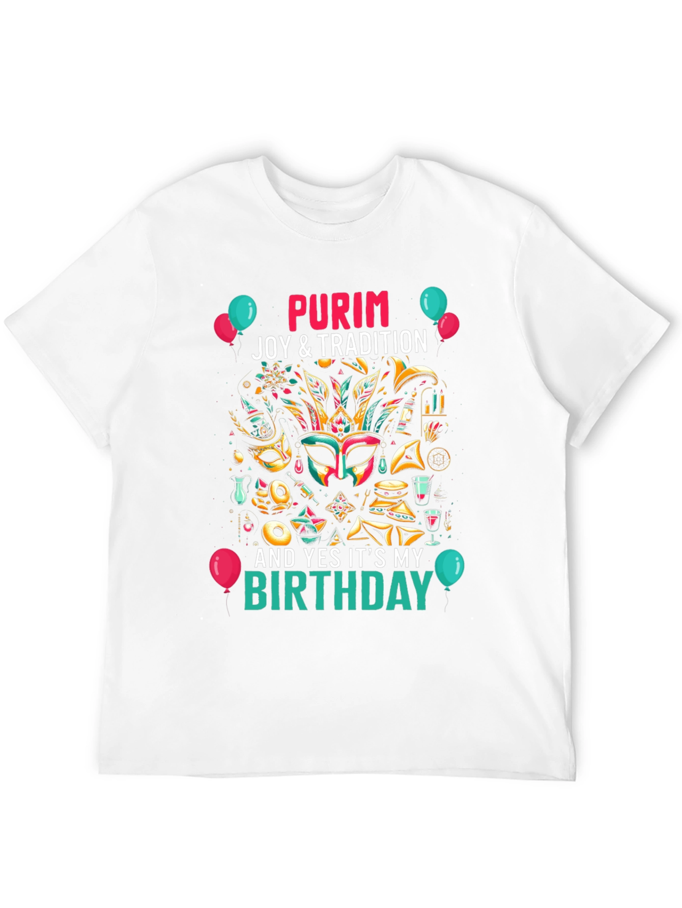 Purim Joy Birthday T-Shirt