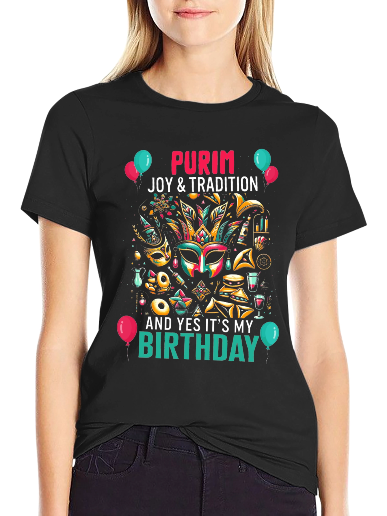 Purim Joy Birthday T-Shirt