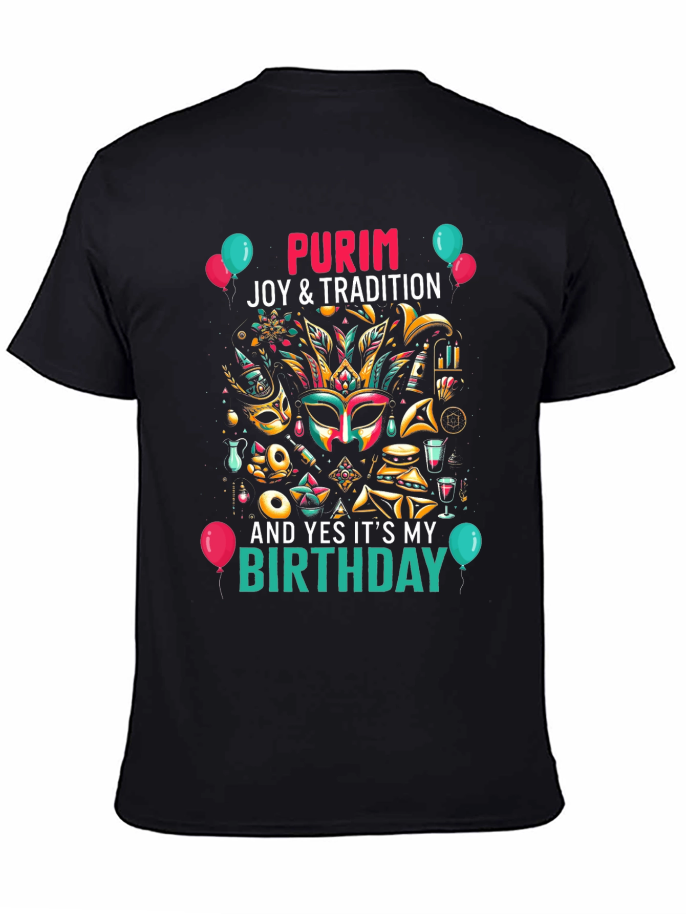 Purim Joy Birthday T-Shirt