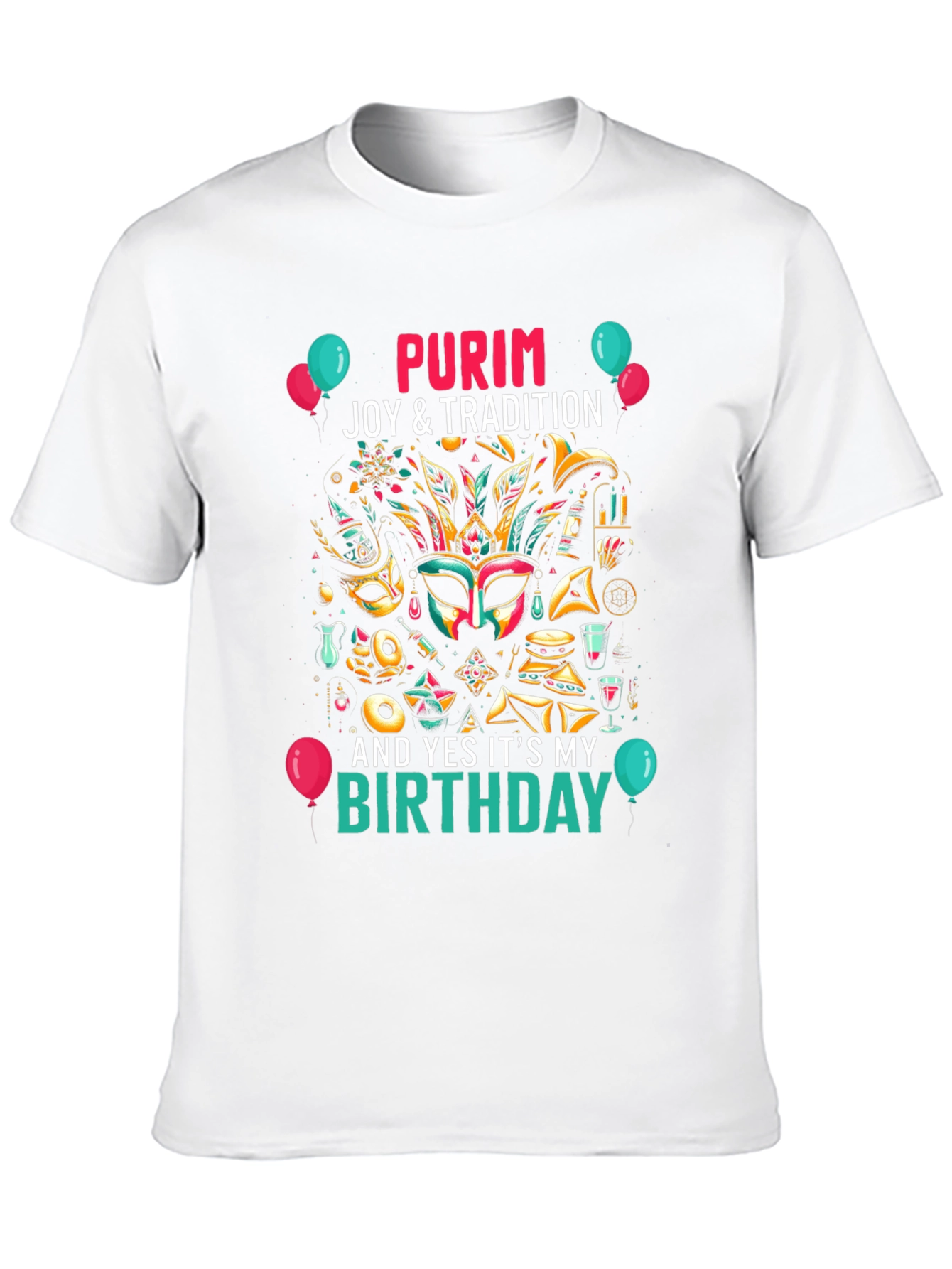 Purim Joy Birthday T-Shirt