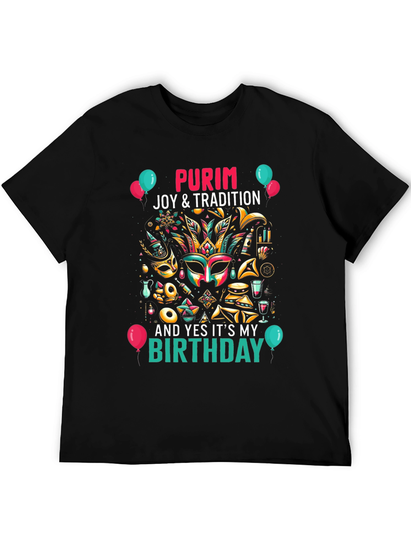 Purim Joy Birthday T-Shirt