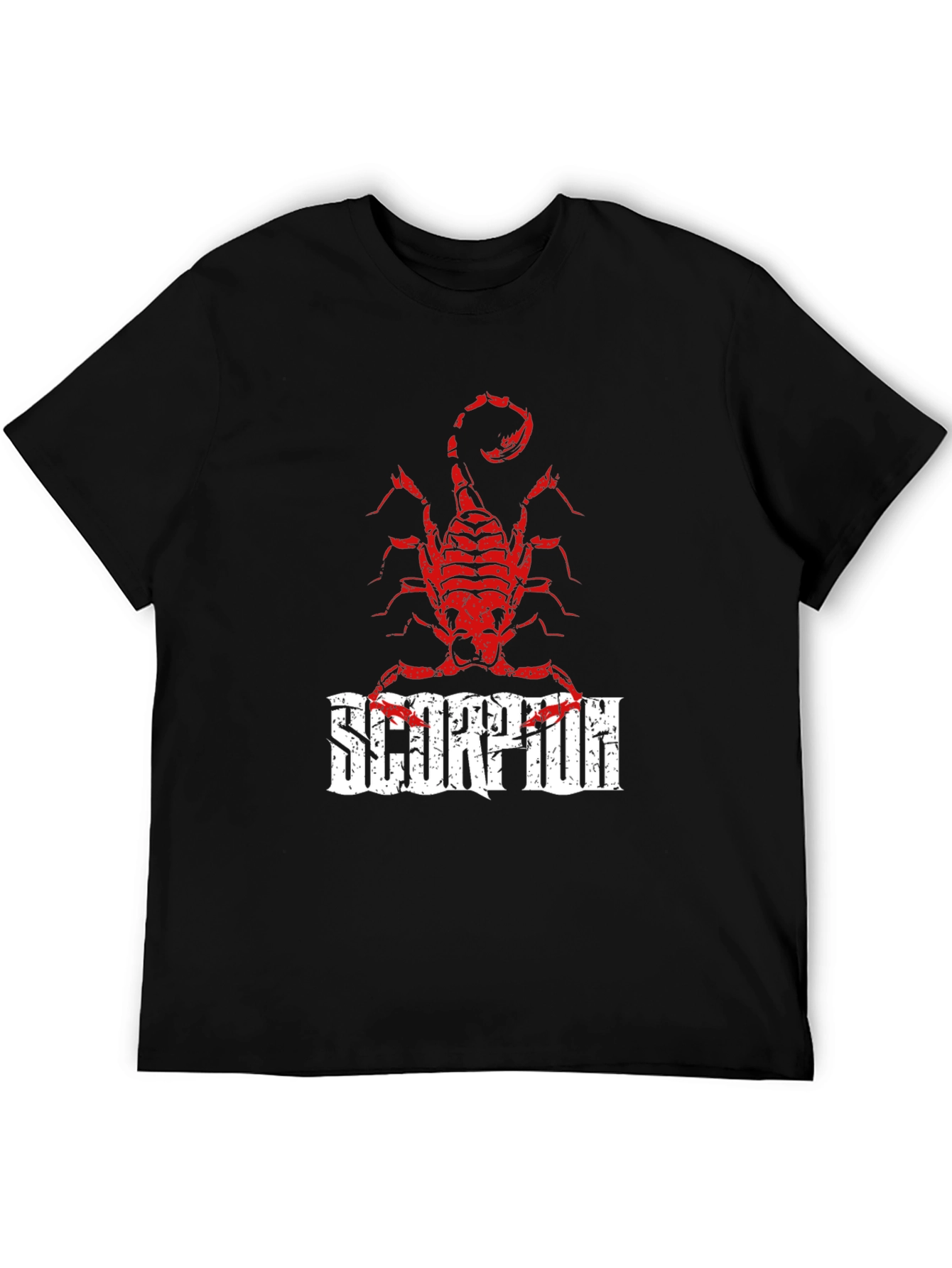 Scorpion Graphic Print Black T-Shirt