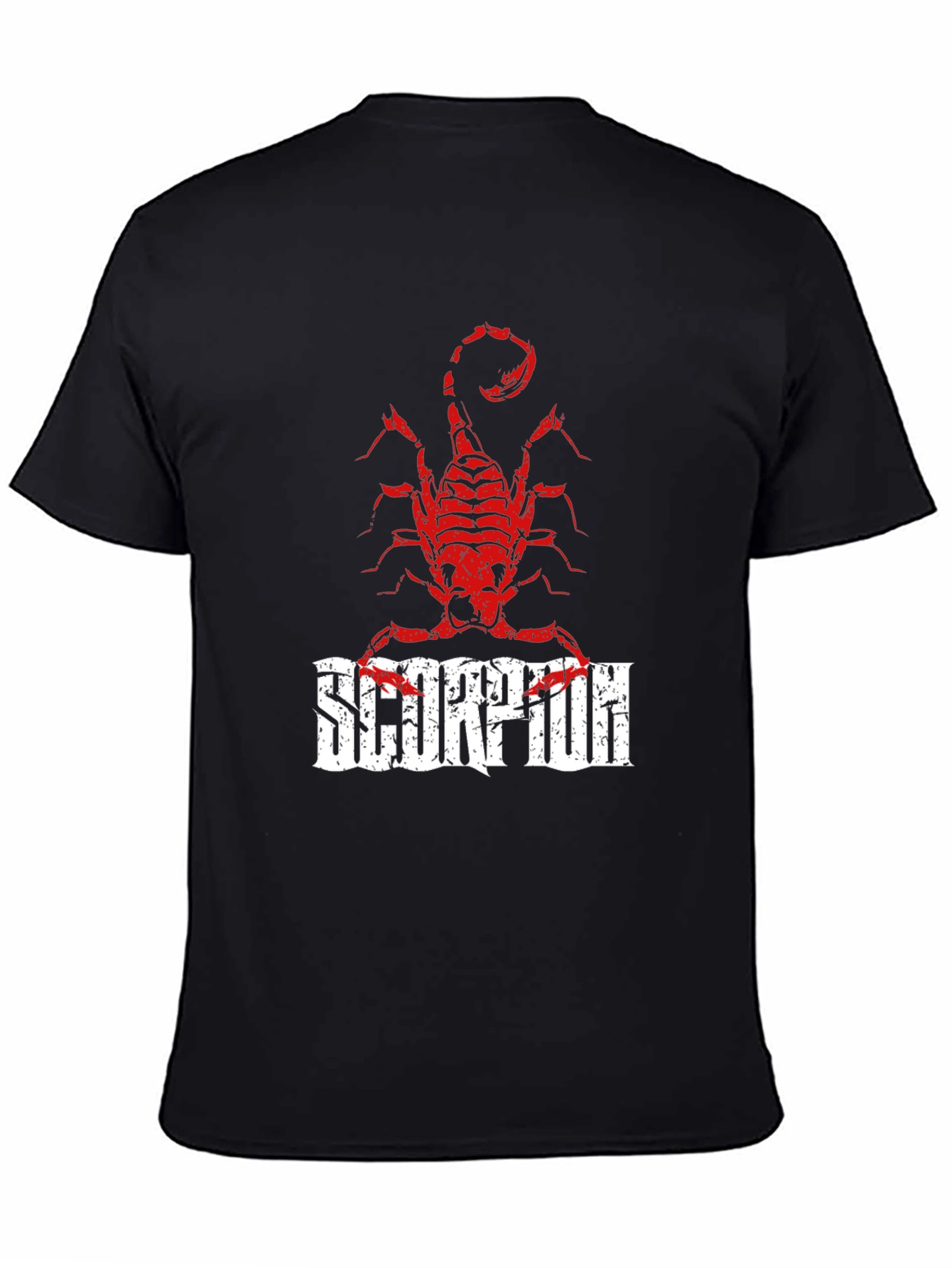 Scorpion Graphic Print Black T-Shirt