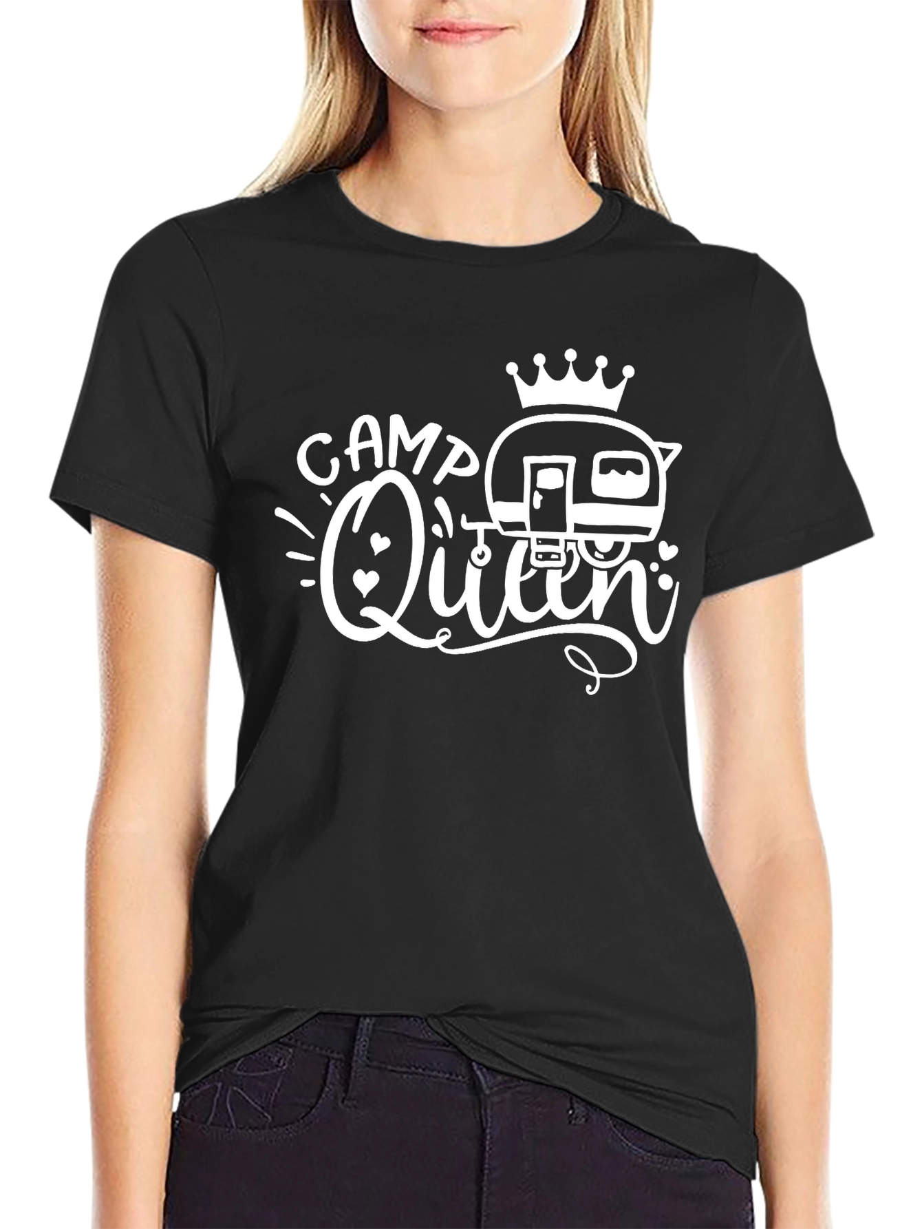 Camp Queen Graphic T-Shirt - Camping Apparel