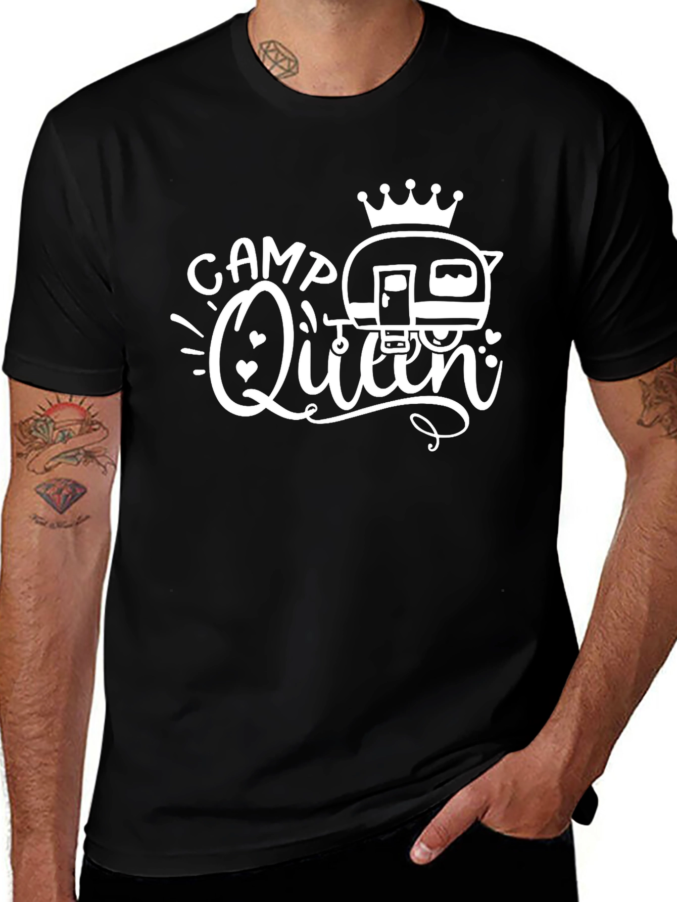 Camp Queen Graphic T-Shirt - Camping Apparel