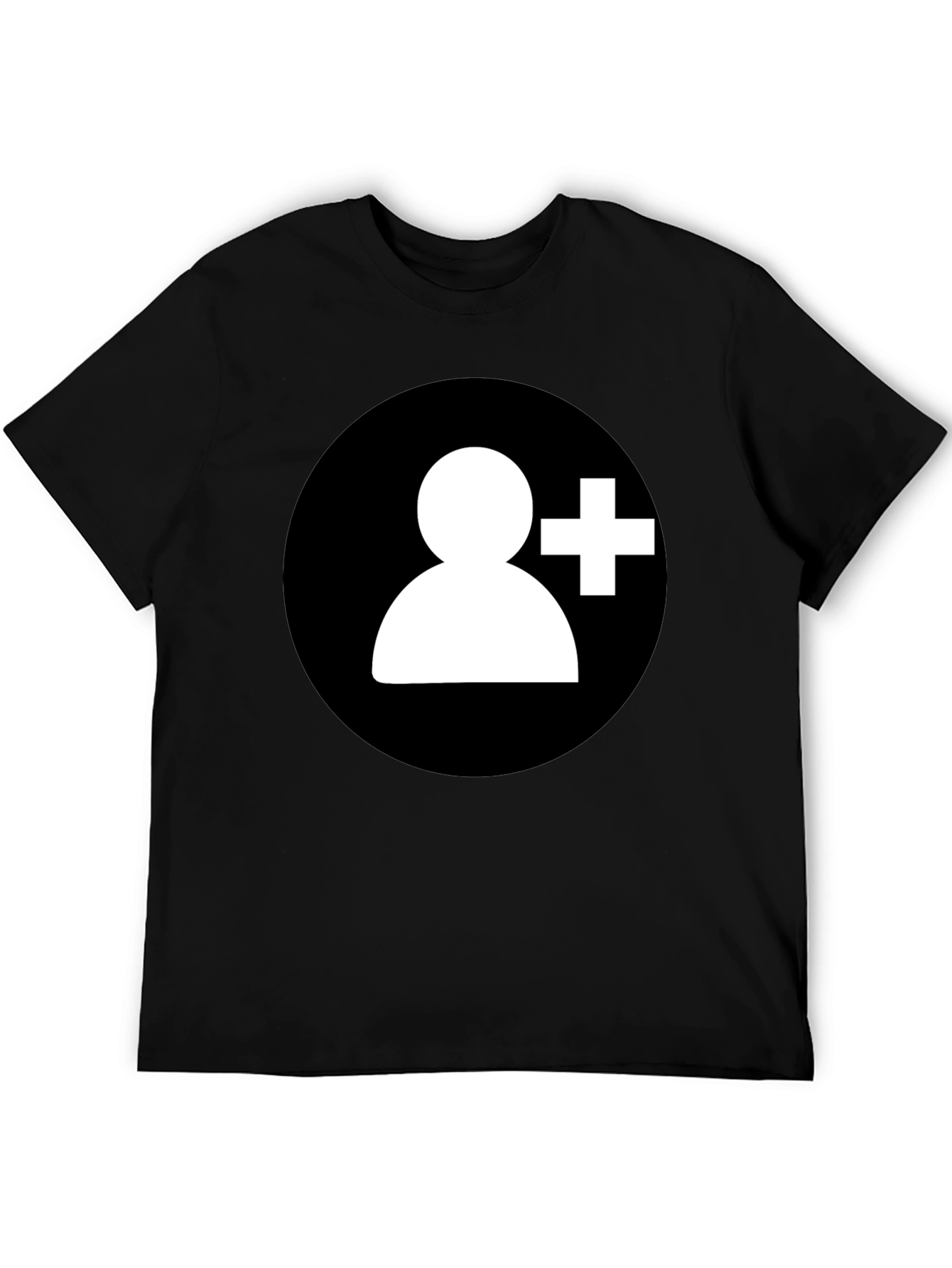 Add Contact Black T-Shirt