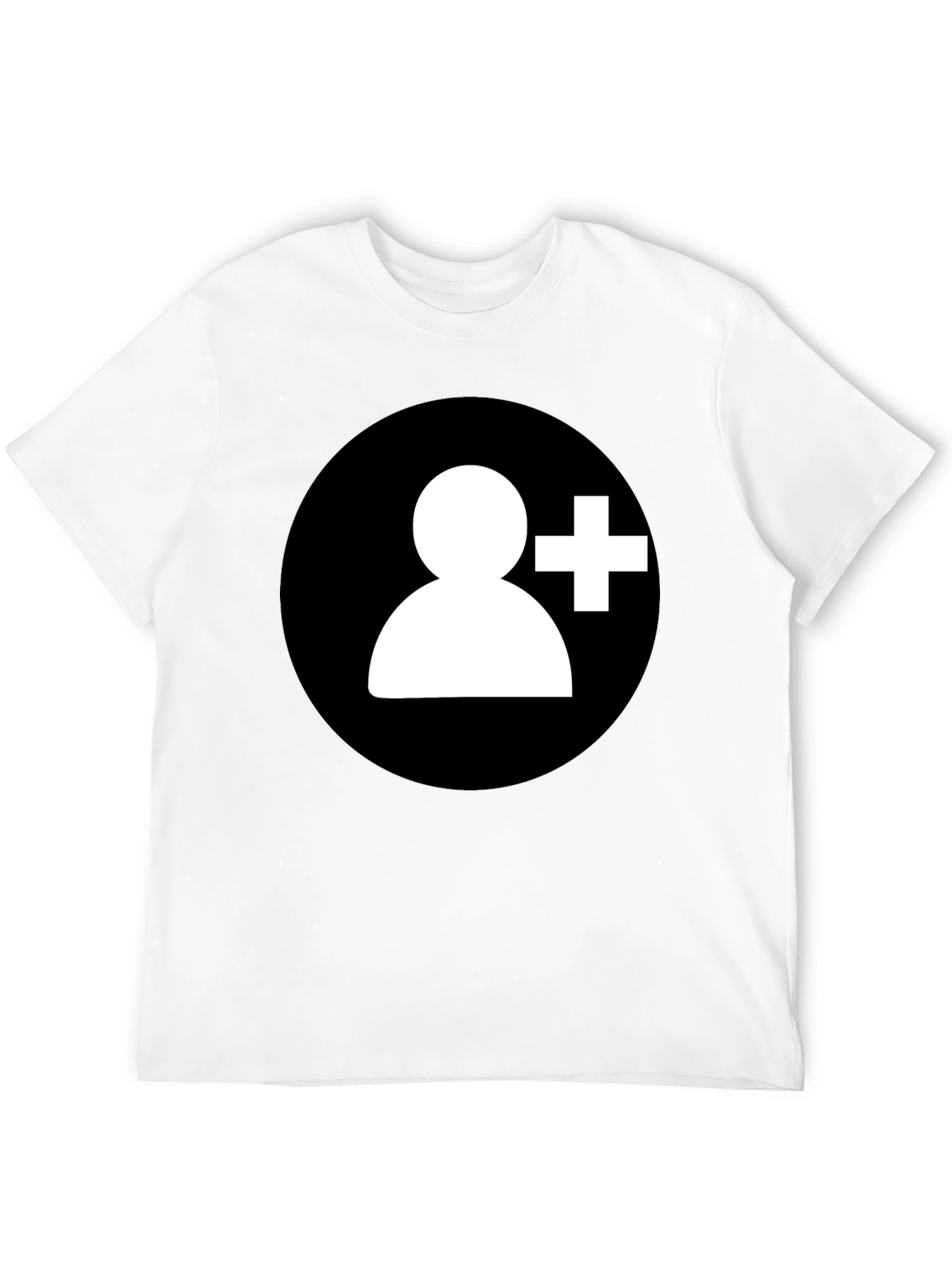 Add Contact Black T-Shirt