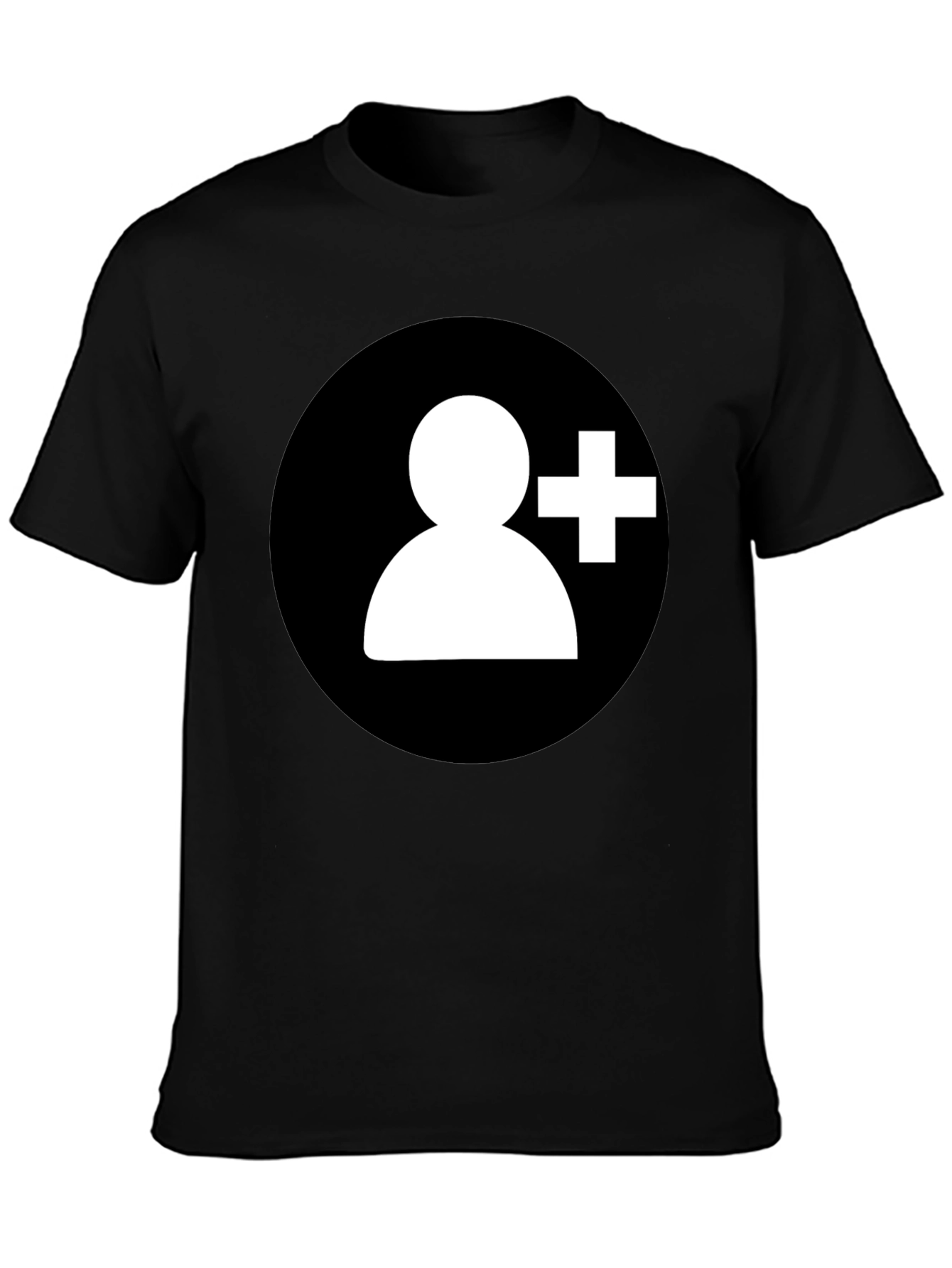 Add Contact Black T-Shirt
